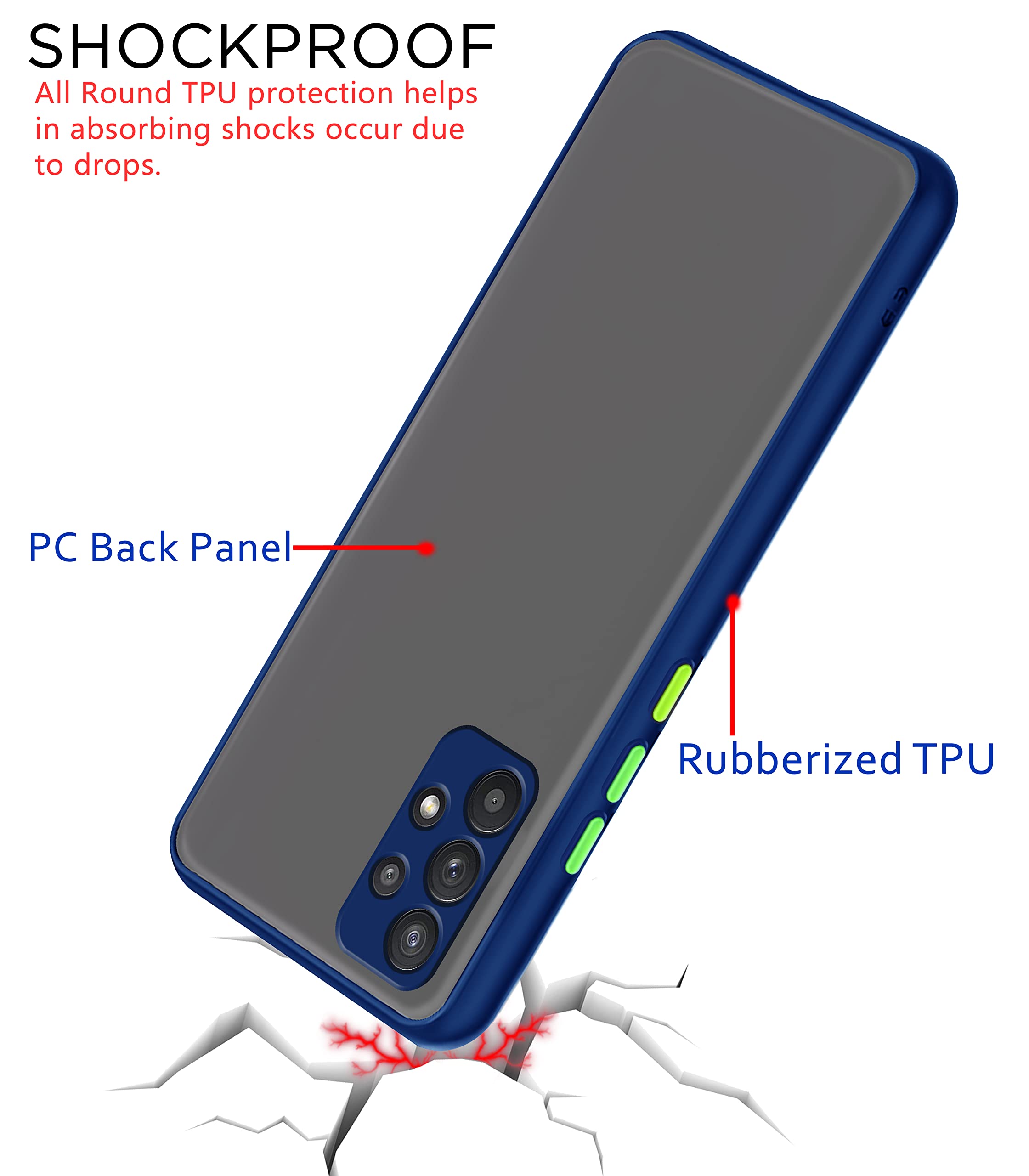 Pikkme blue mobile cover for Samsung A33 5G – photo 3