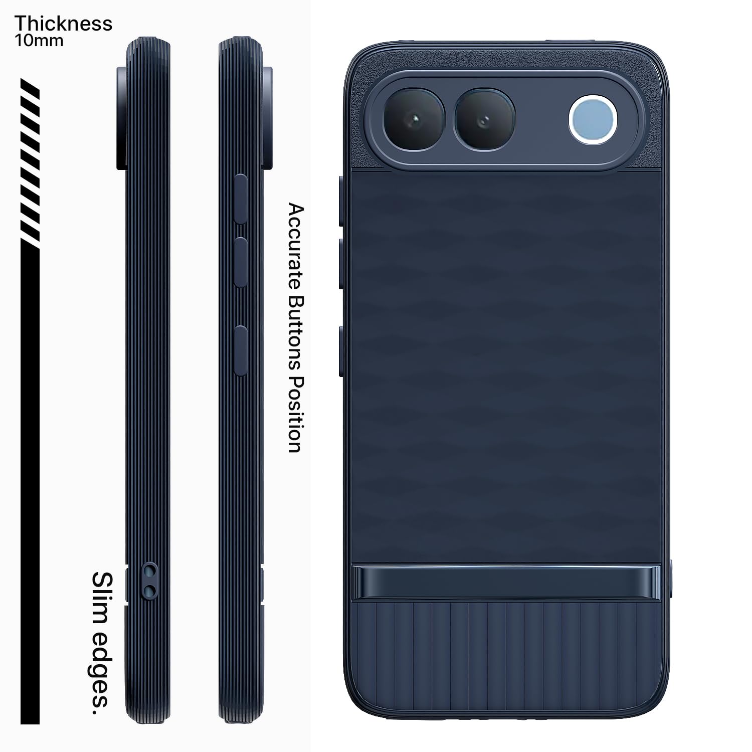 Pikkme Vivo S2 5G Gencase blue mobile back cover – photo 3