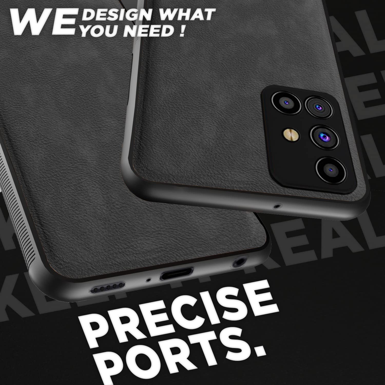 Grey Leather back cover for Samsung M31s – Pikkme – photo 4
