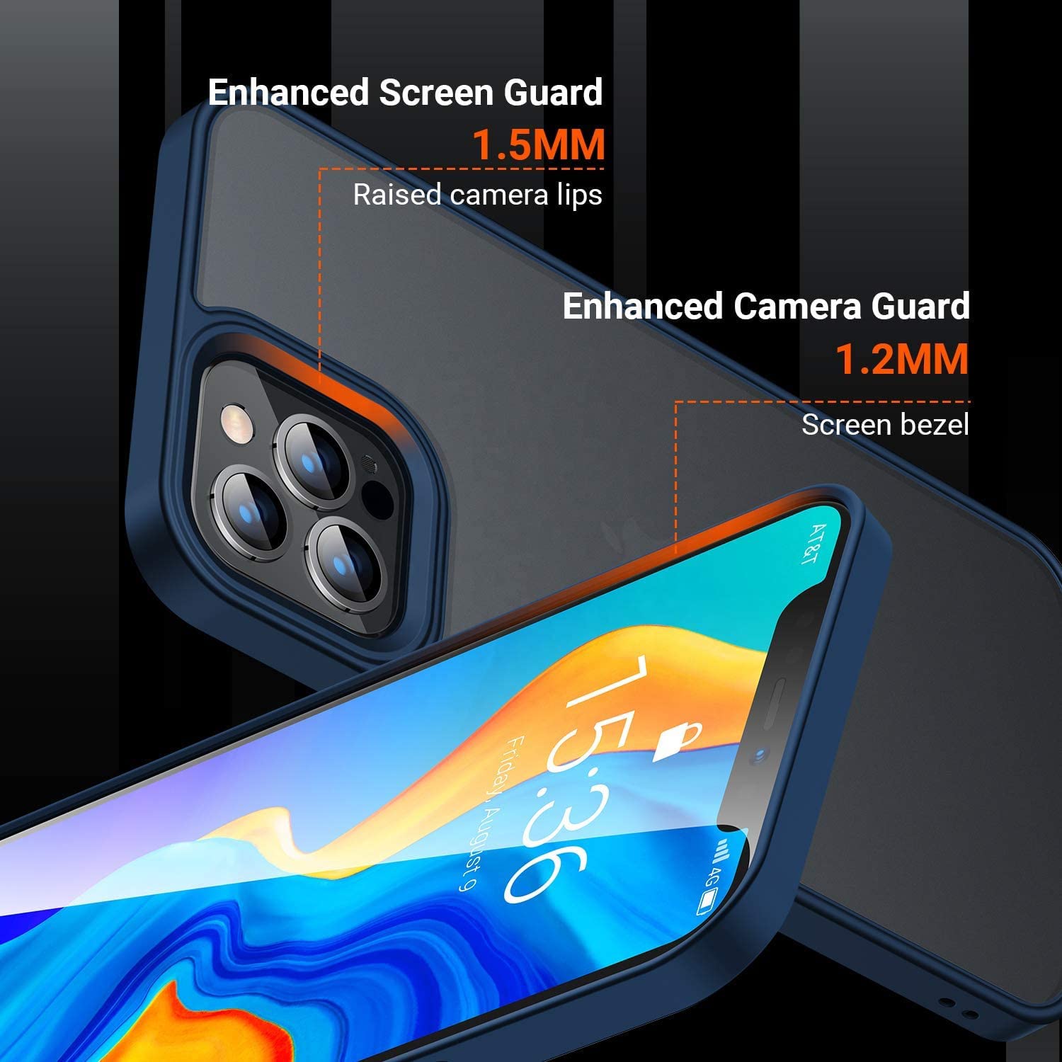 iPhone 13 Pro back cover in blue by Pikkme – photo 3