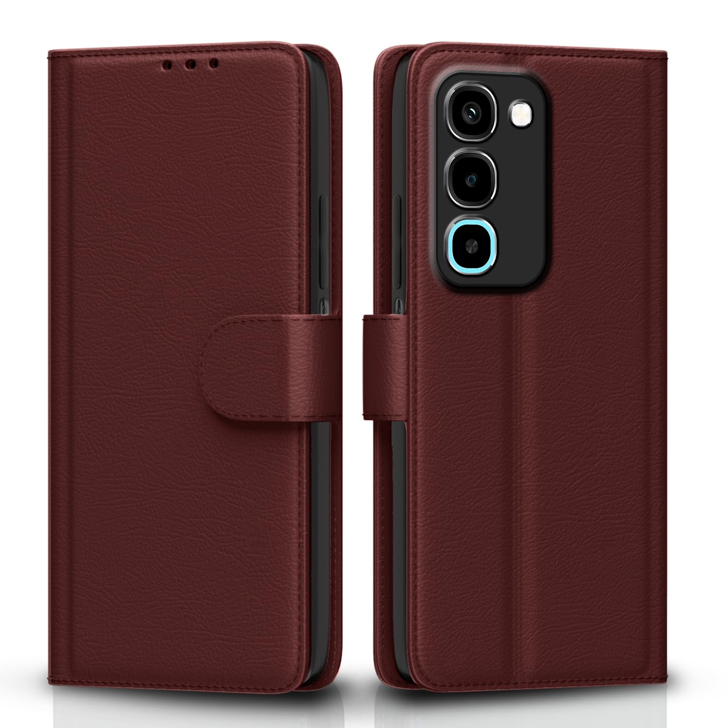Brown mobile flip cover for Realme P4R 5G – Pikkme