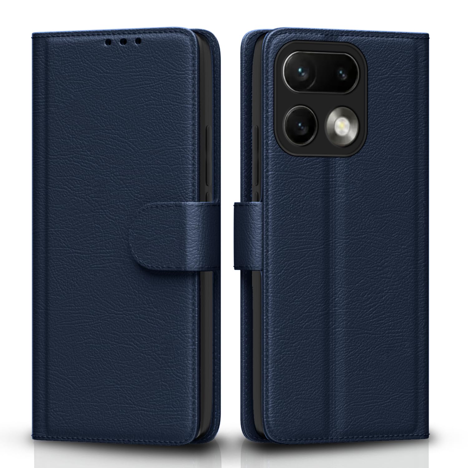 Realme 16 Pro Plus 5G wallet flip cover in blue by Pikkme