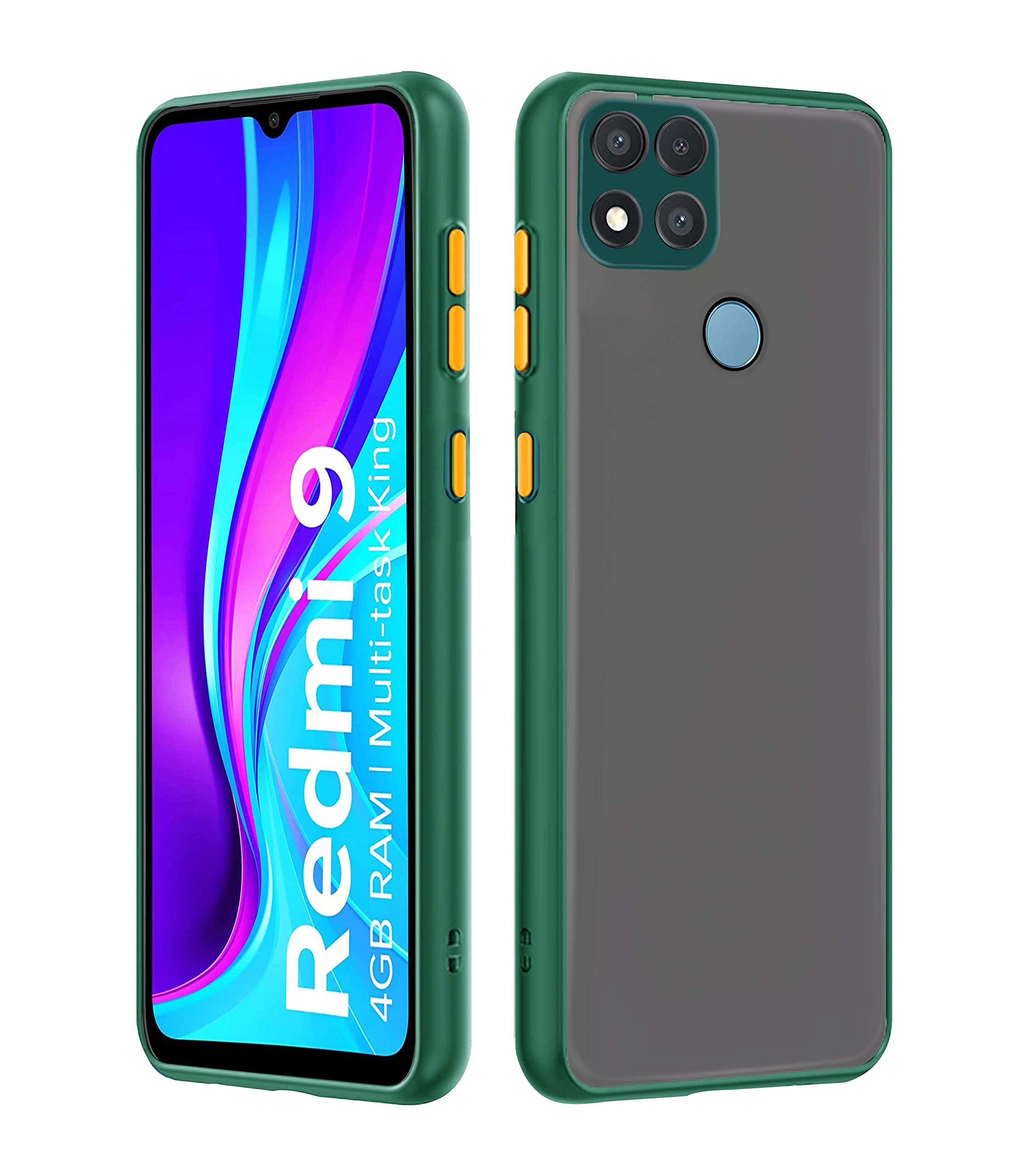 Redmi 9/9, Poco C31 Matte phone cover in light green by Pikkme