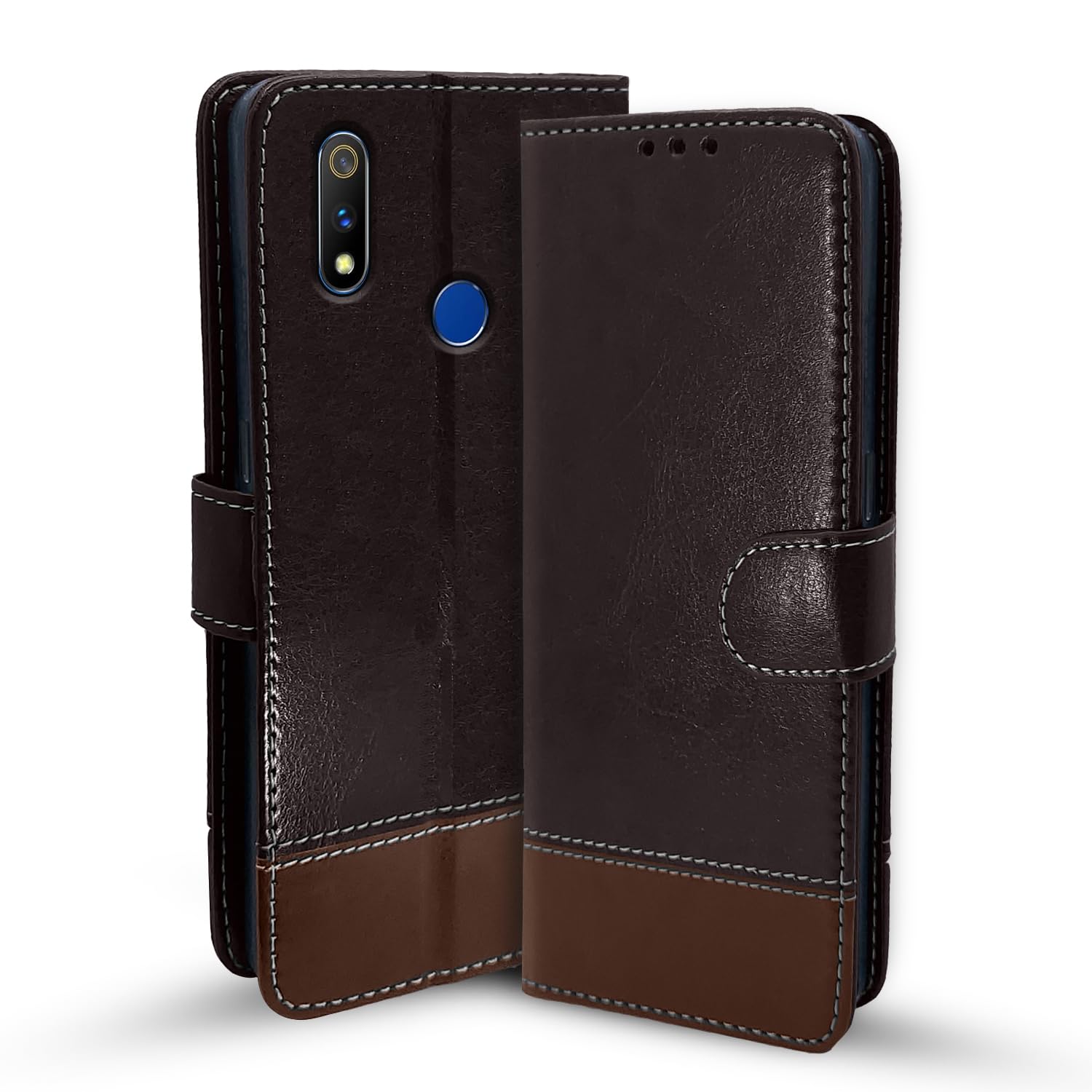 Coffee & brown flip case for Realme 3 Pro – Pikkme