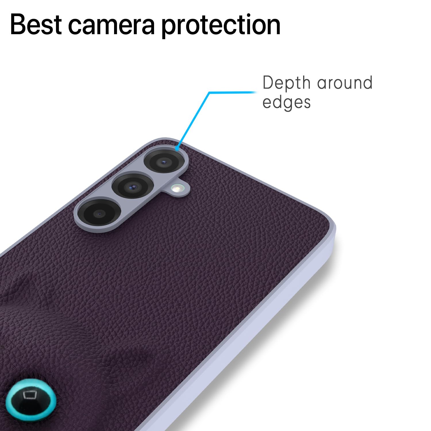 Pikkme Samsung Galaxy A26 5G Kitty Back Cover (Purple)