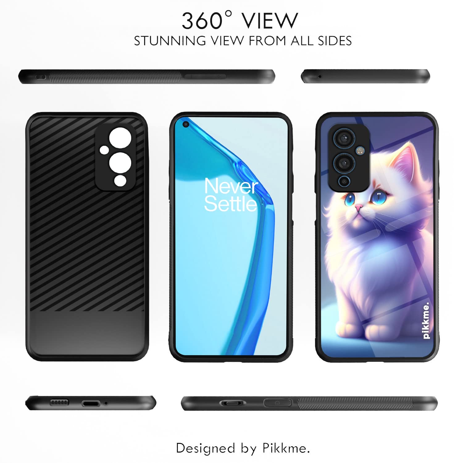 Pikkme Cat mobile back cover for OnePlus 9 – photo 2