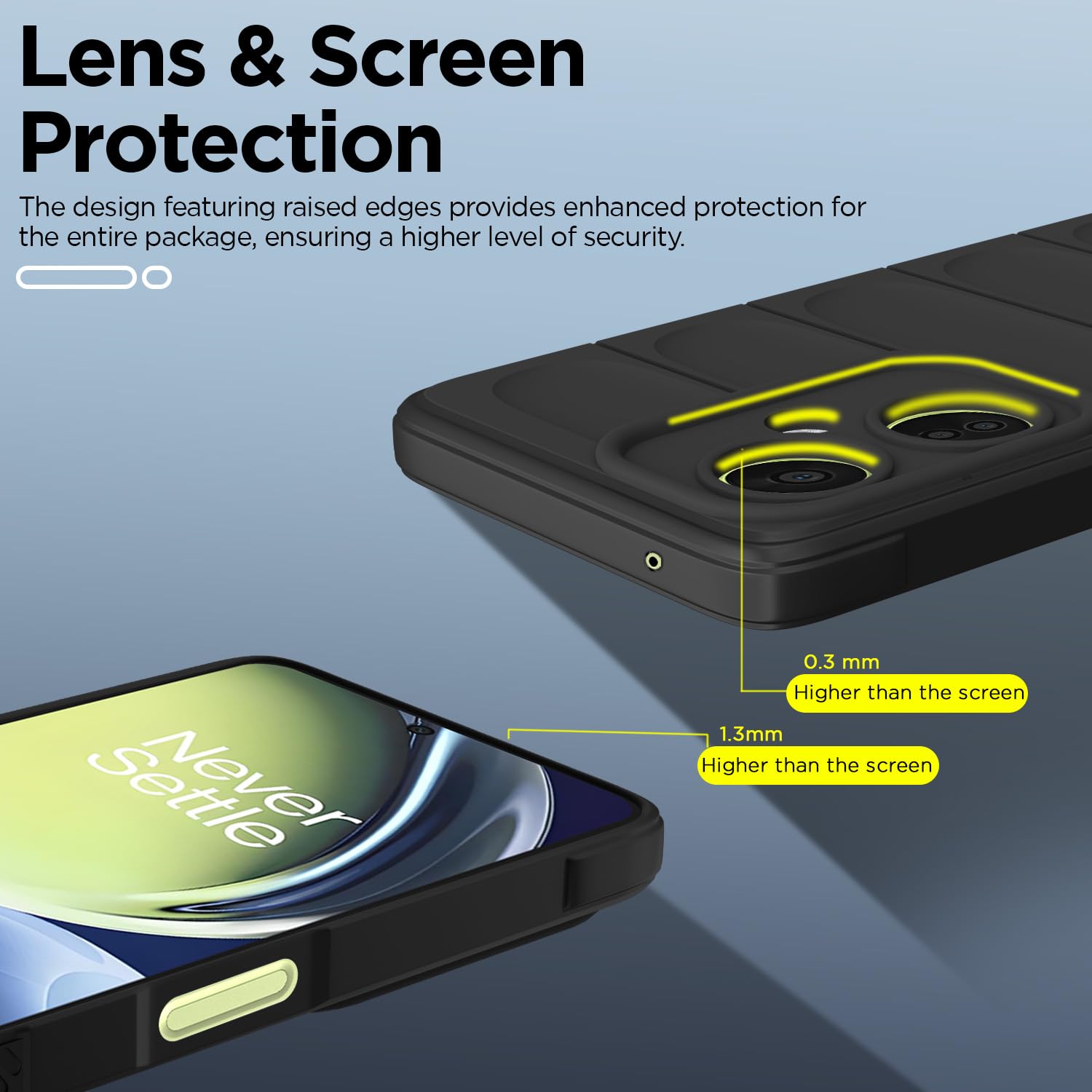 Pikkme OnePlus Nord CE 3 Lite 5G black mobile back cover – photo 3