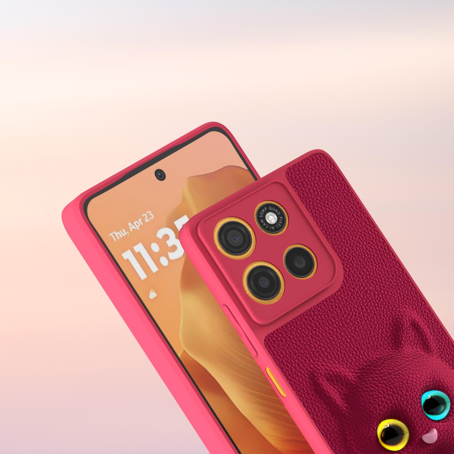 Pikkme Moto G15 pink phone cover – photo 7