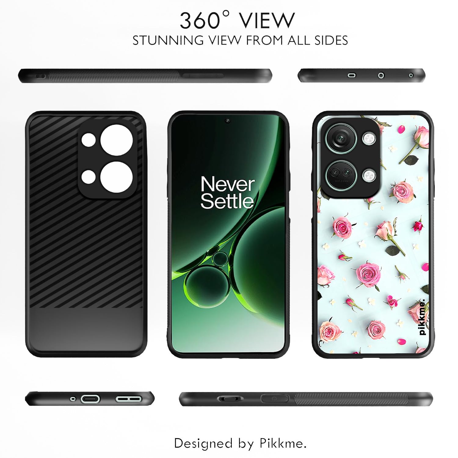 Pikkme Flower mobile back cover for OnePlus Nord 3 5G – photo 2