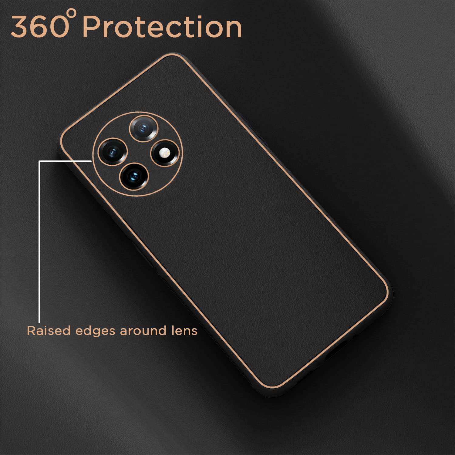 Pikkme black Chrome phone cover for OnePlus 11R – photo 2
