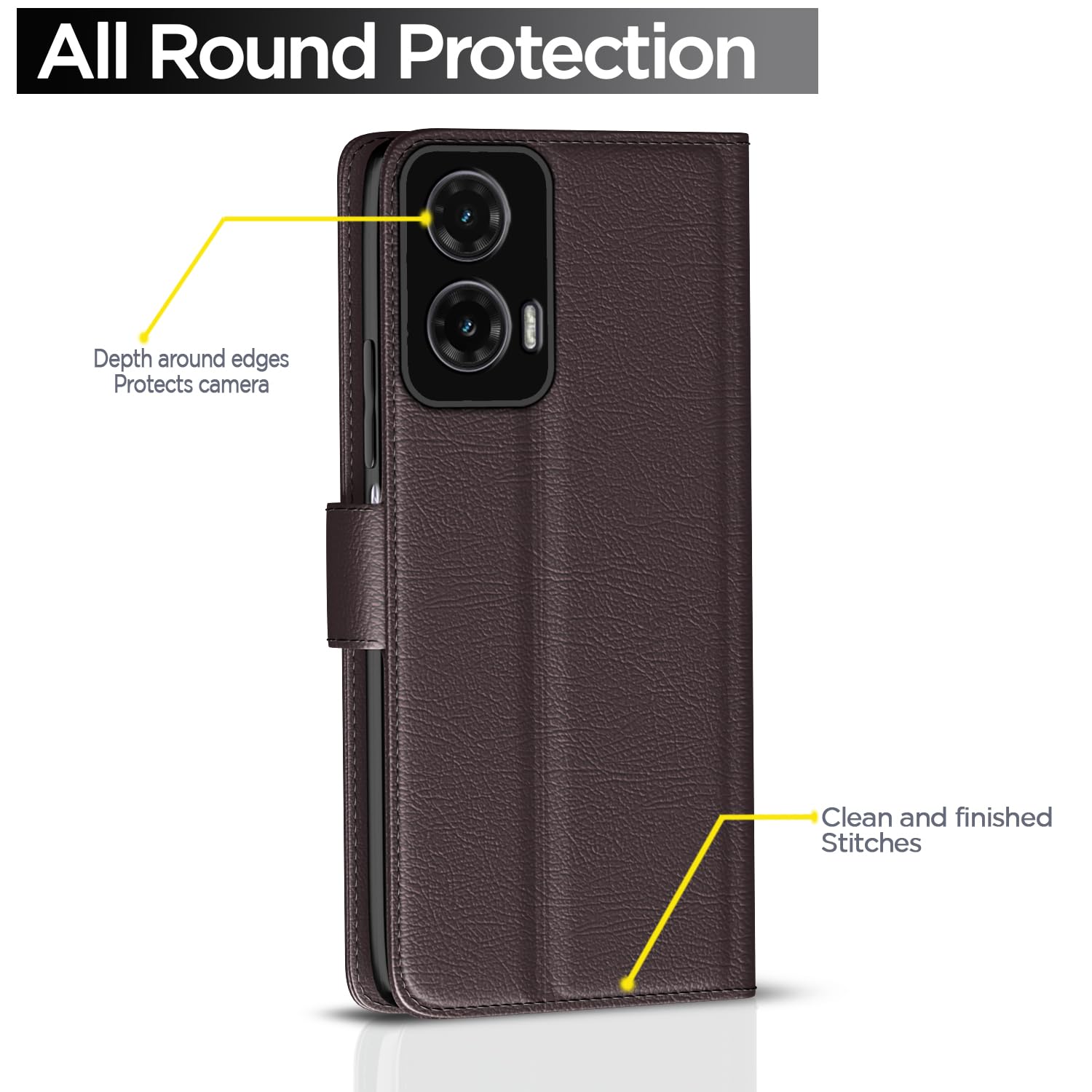 Coffee Button flip cover for Moto G35 5G – Pikkme – photo 4