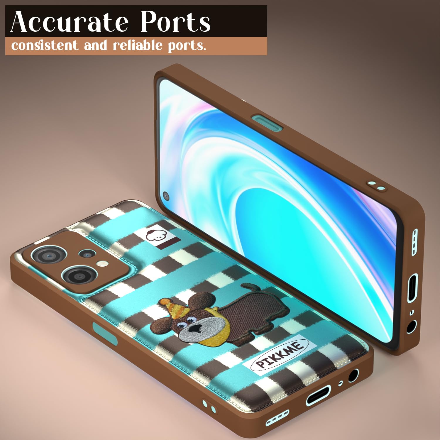 Pikkme OnePlus Nord Ce 2 Lite 5G Cute Girlish Dog Series Back Cover (Design2)