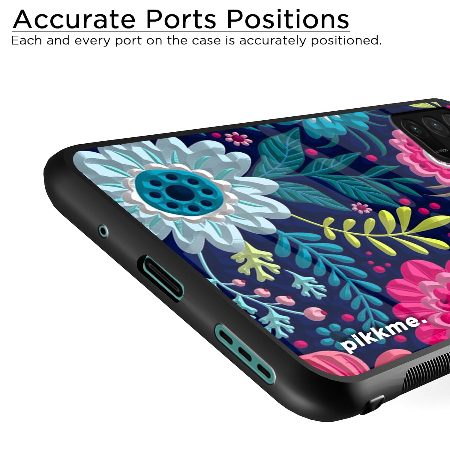 Pikkme Flower mobile cover for Redmi Note 10T/Poco M3 Pro 5G – photo 6