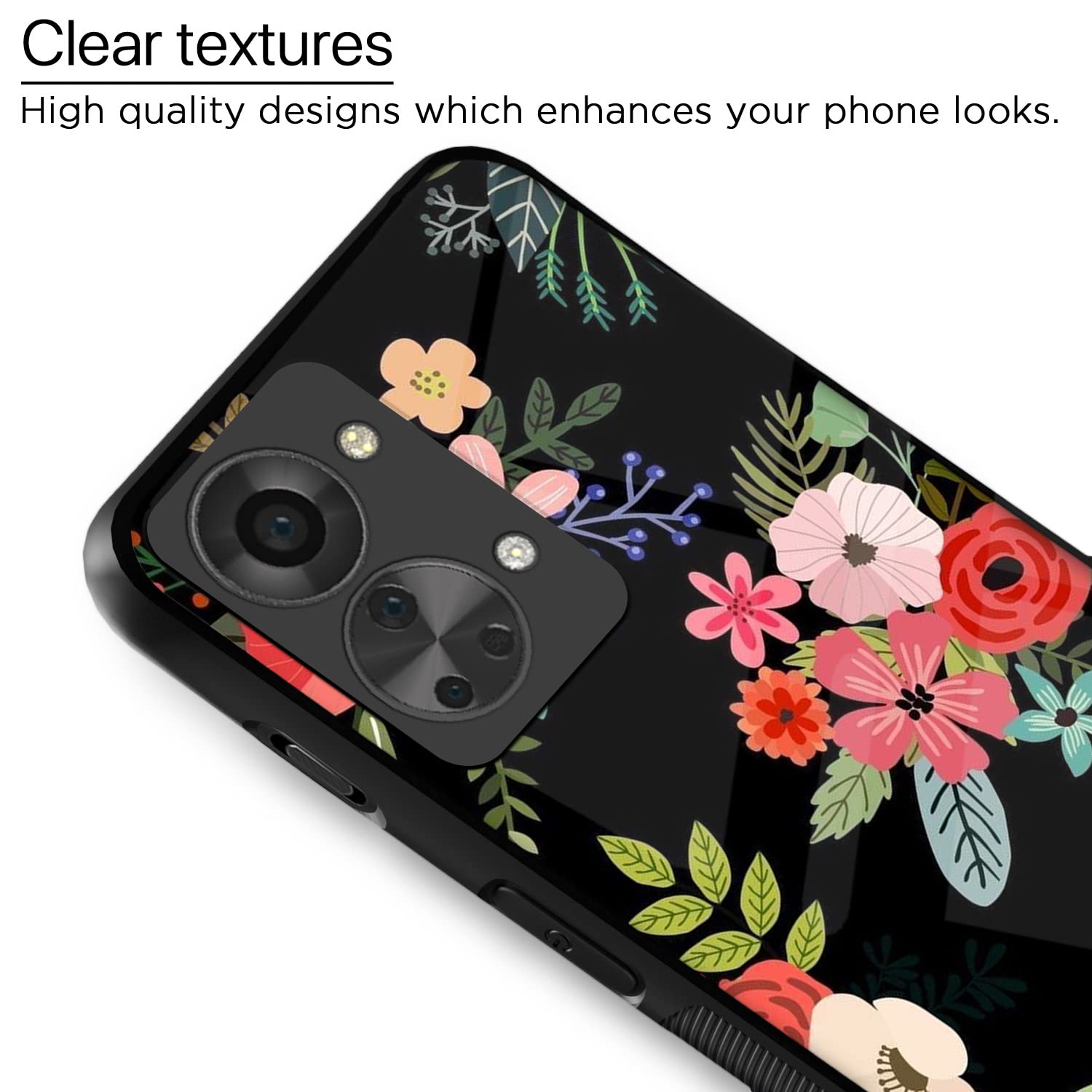Pikkme OnePlus Nord 2T 5G Flower back cover – photo 4