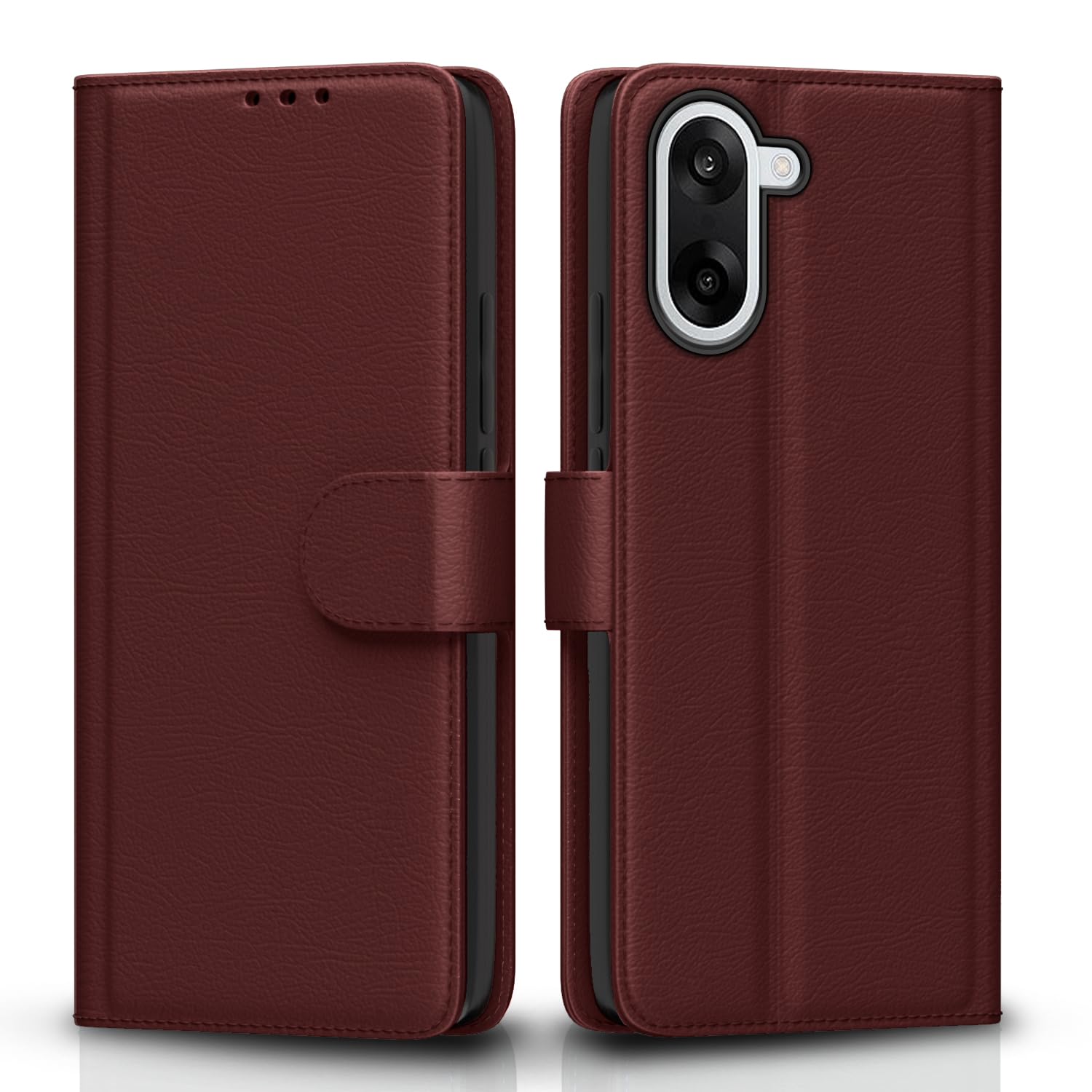 OnePlus Nord CE 5 5G Wallet flip cover in brown by Pikkme