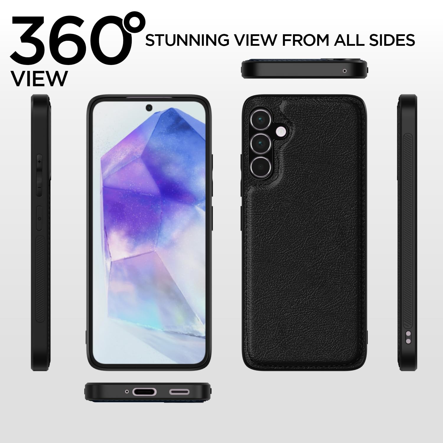 Samsung A55 5G back cover in black by Pikkme – photo 4