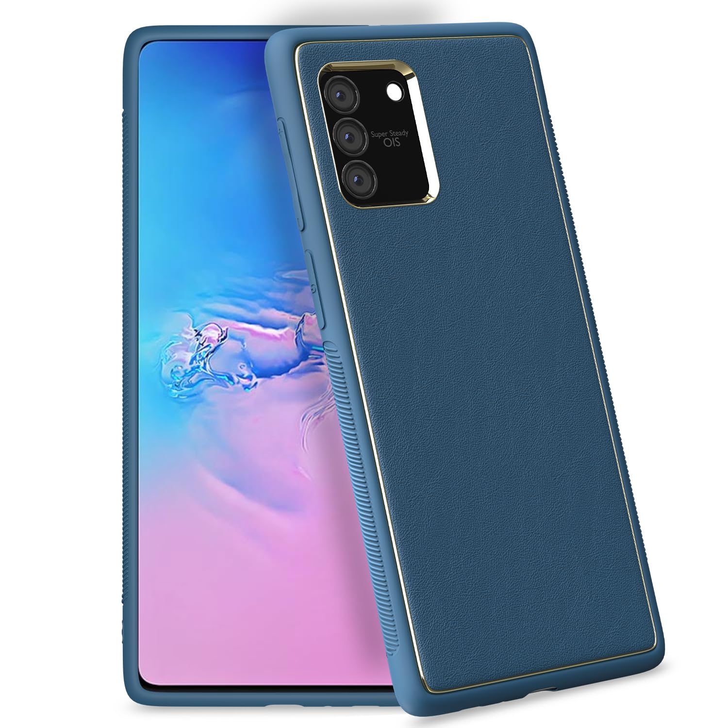 Pikkme blue Chrome mobile cover for Samsung S10 Lite