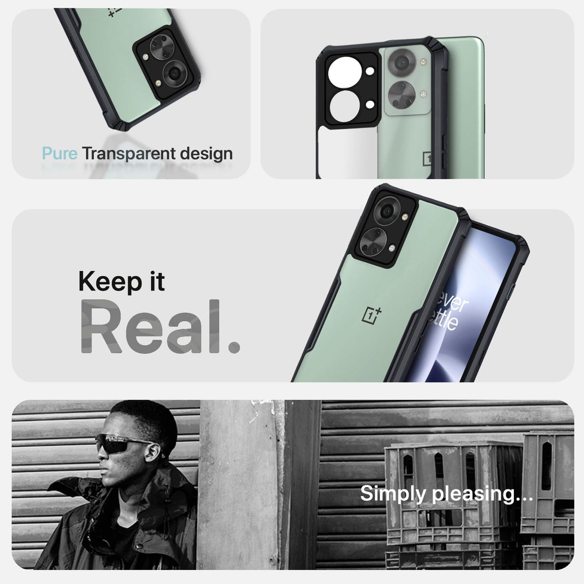 Pikkme OnePlus Nord 2T 5G black back cover – photo 4