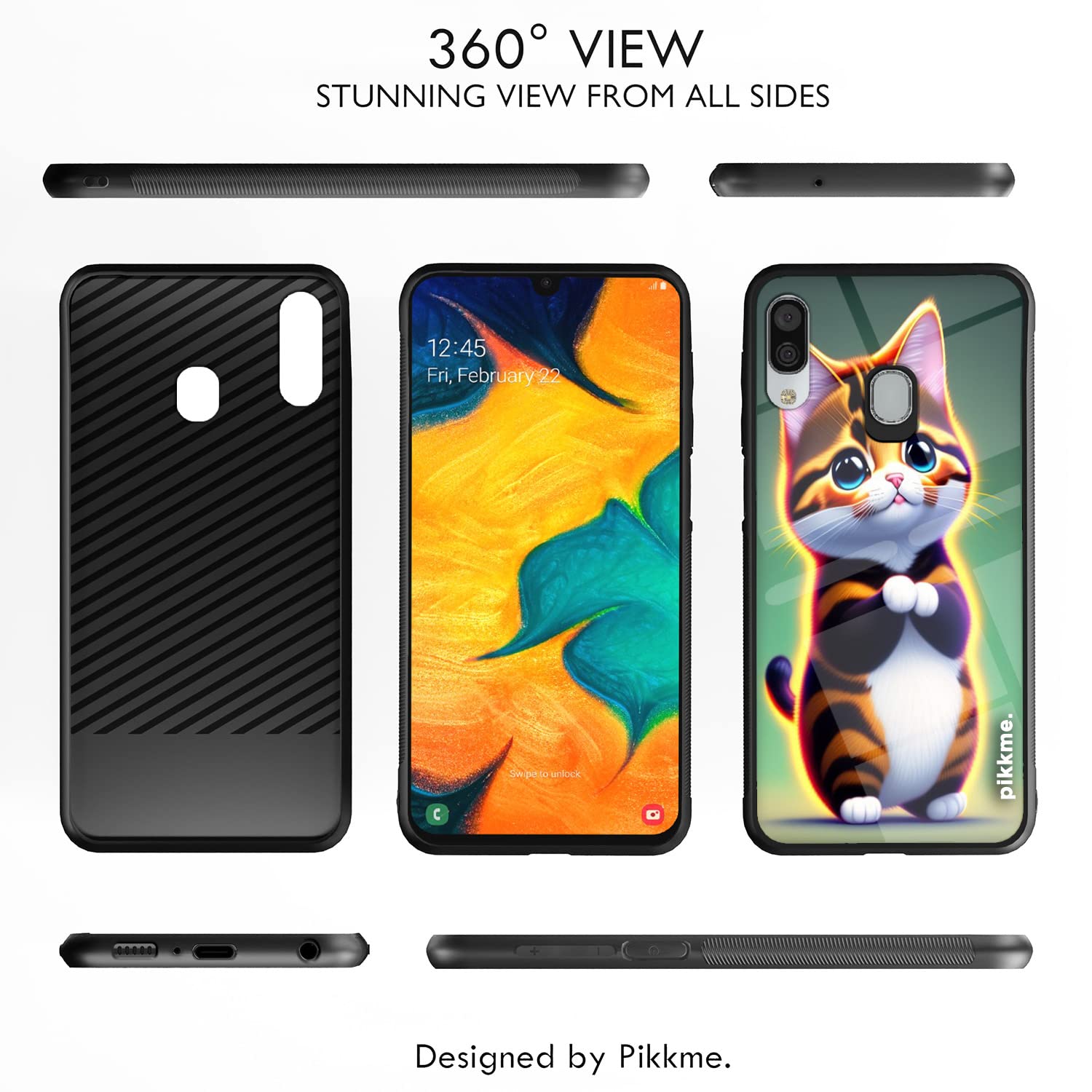 Pikkme Samsung A20/A30/M10s Cat mobile back cover – photo 2
