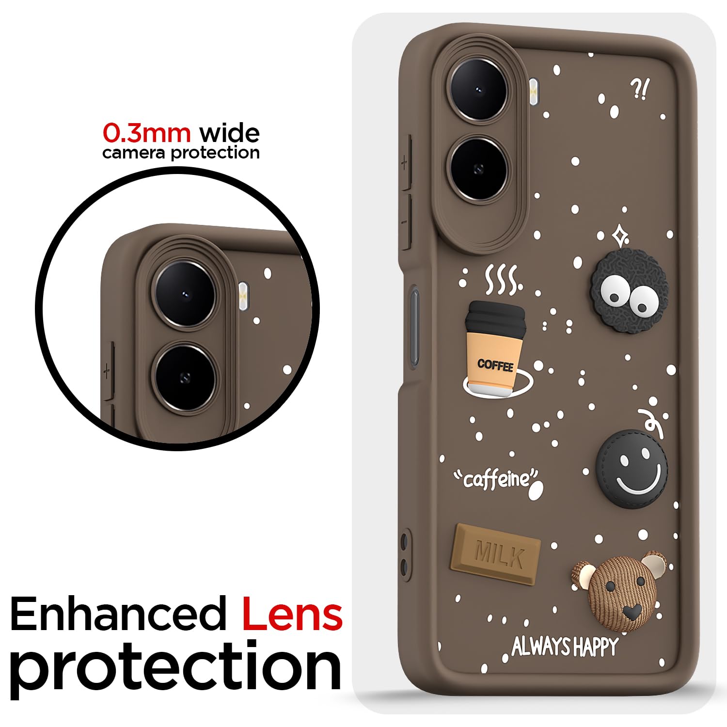 Brown Bear Coffee mobile back cover for Redmi A7 Pro/Poco C85x 5G – Pikkme – photo 5