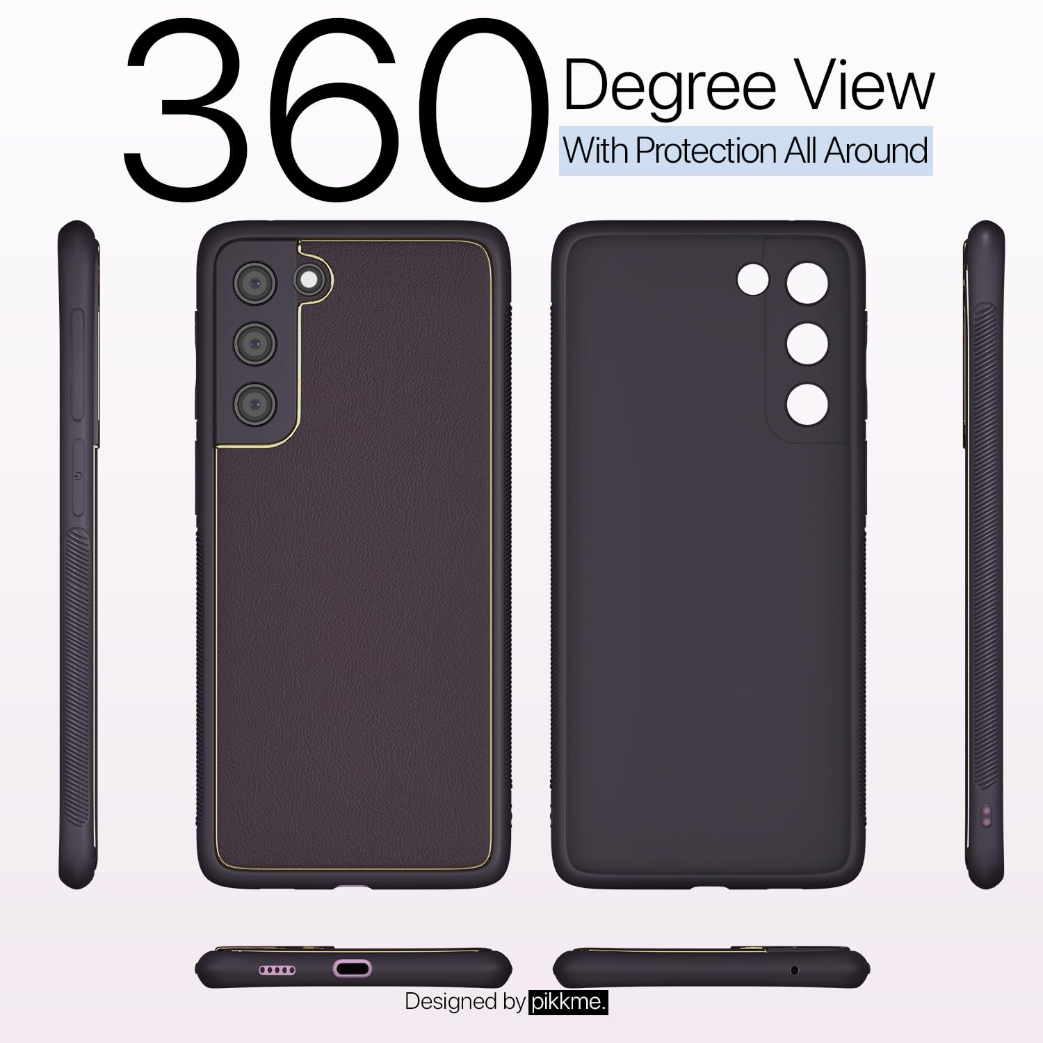 Pikkme purple mobile cover for Samsung S21 FE 5G – photo 3