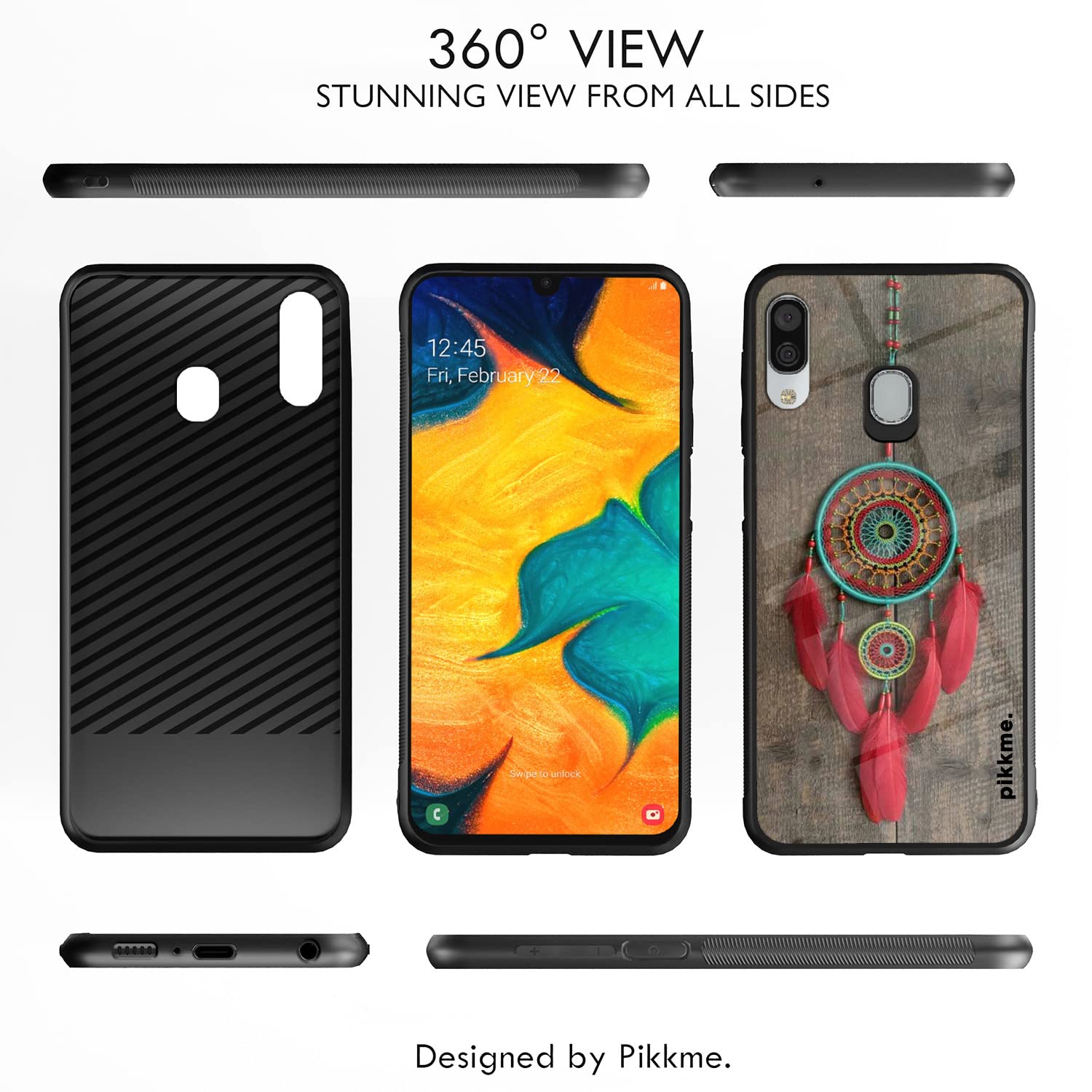 Pikkme Samsung A20/A30/M10s Flower back cover – photo 2