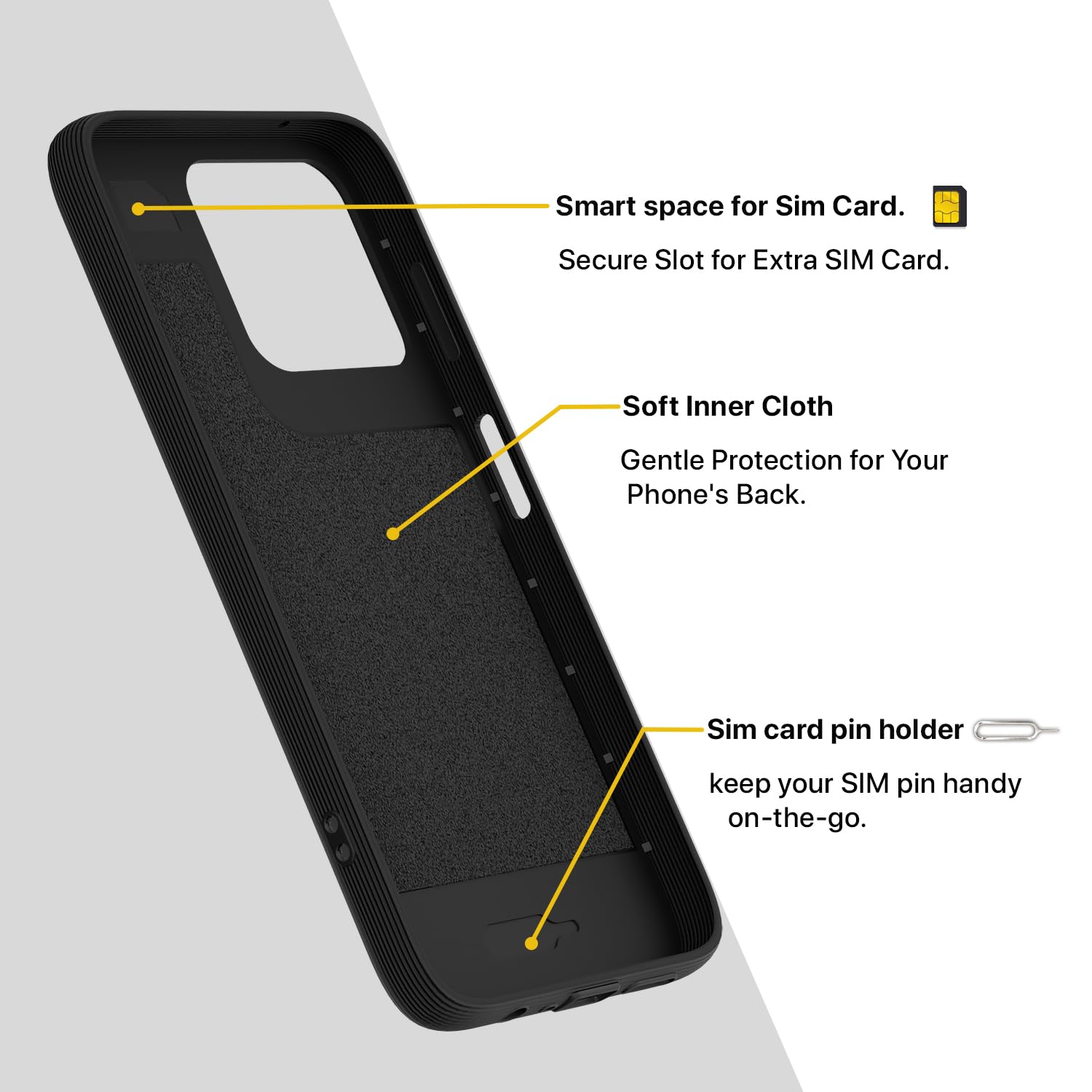 Pikkme Moto G67 Power/G57 Power 5G Silicone black phone cover – photo 6