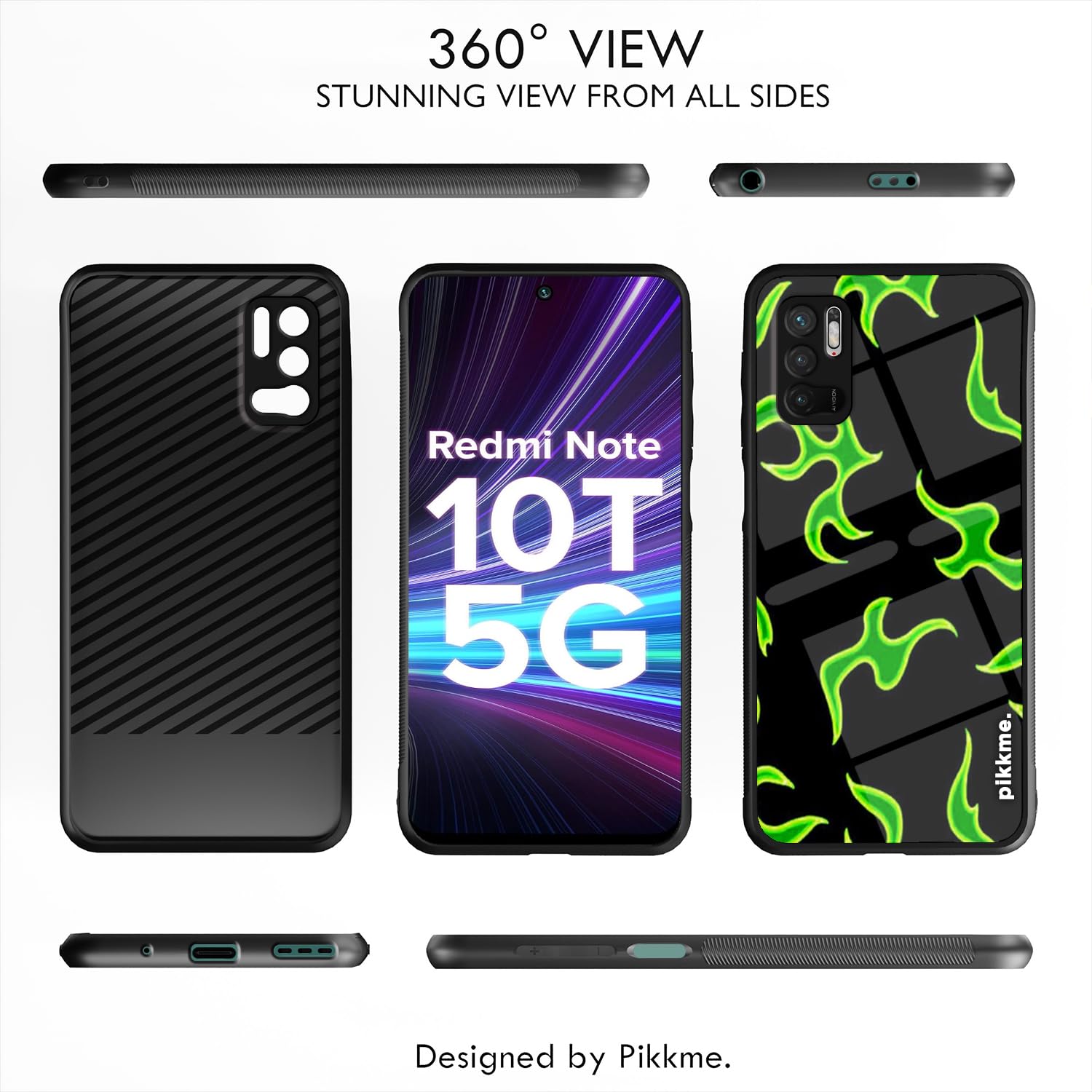 Pikkme Redmi Note 10T/Poco M3 Pro 5G Hybrid mobile back cover – photo 2