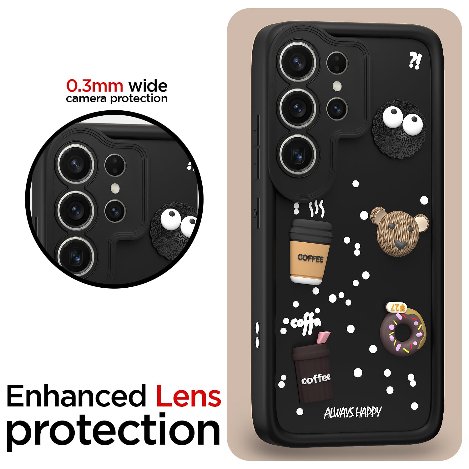 Pikkme black back cover for Samsung S25 Ultra 5G/3D – photo 5