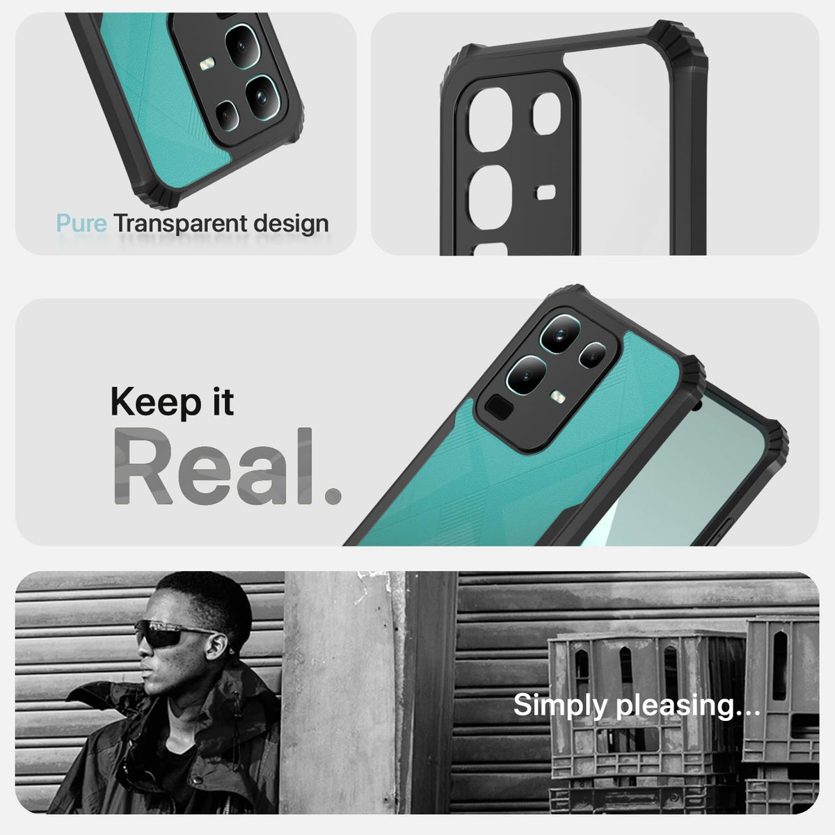 Pikkme Infinix Note 50x 5G Eagle black mobile cover – photo 4