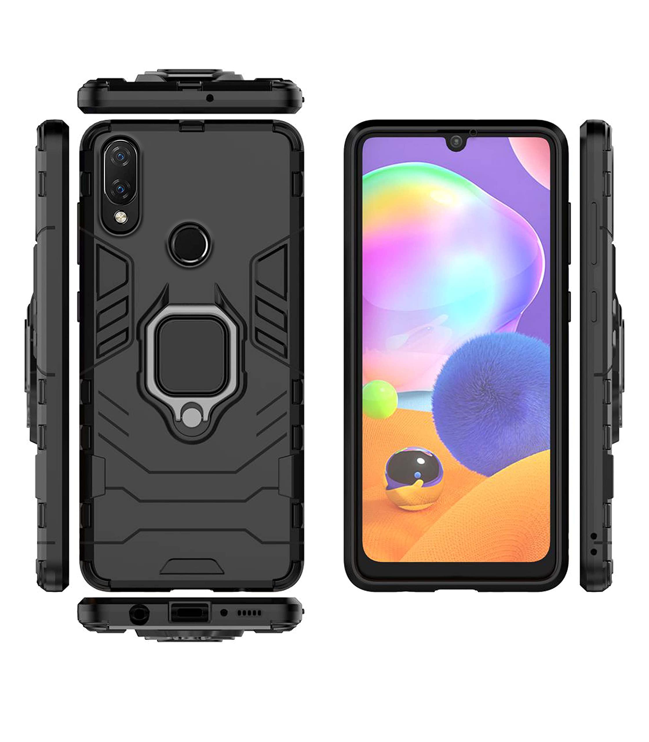 Black D5 Tough Armor mobile cover for Huawei – Pikkme – photo 2