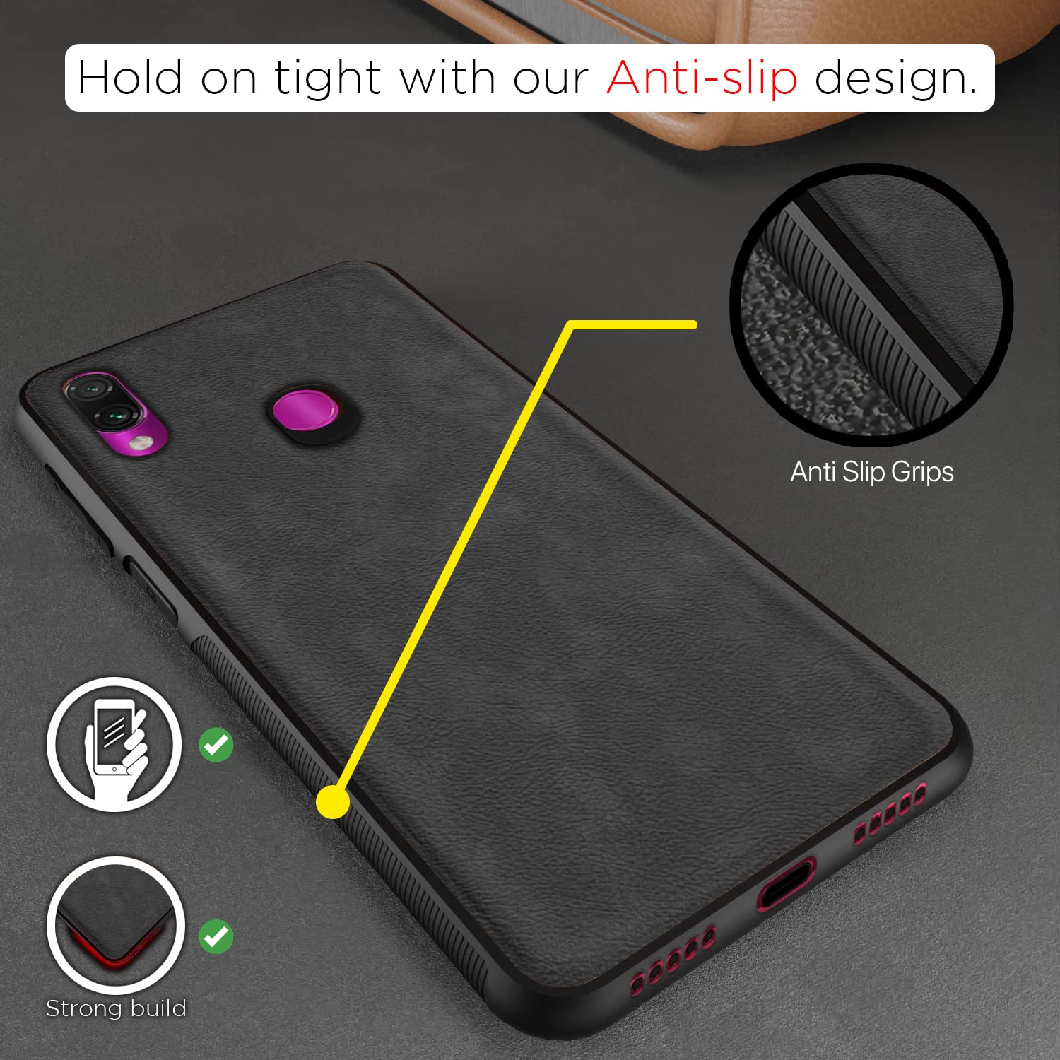 Pikkme Redmi Note 7 Pro/Note 7/Note 7S grey back cover – photo 2