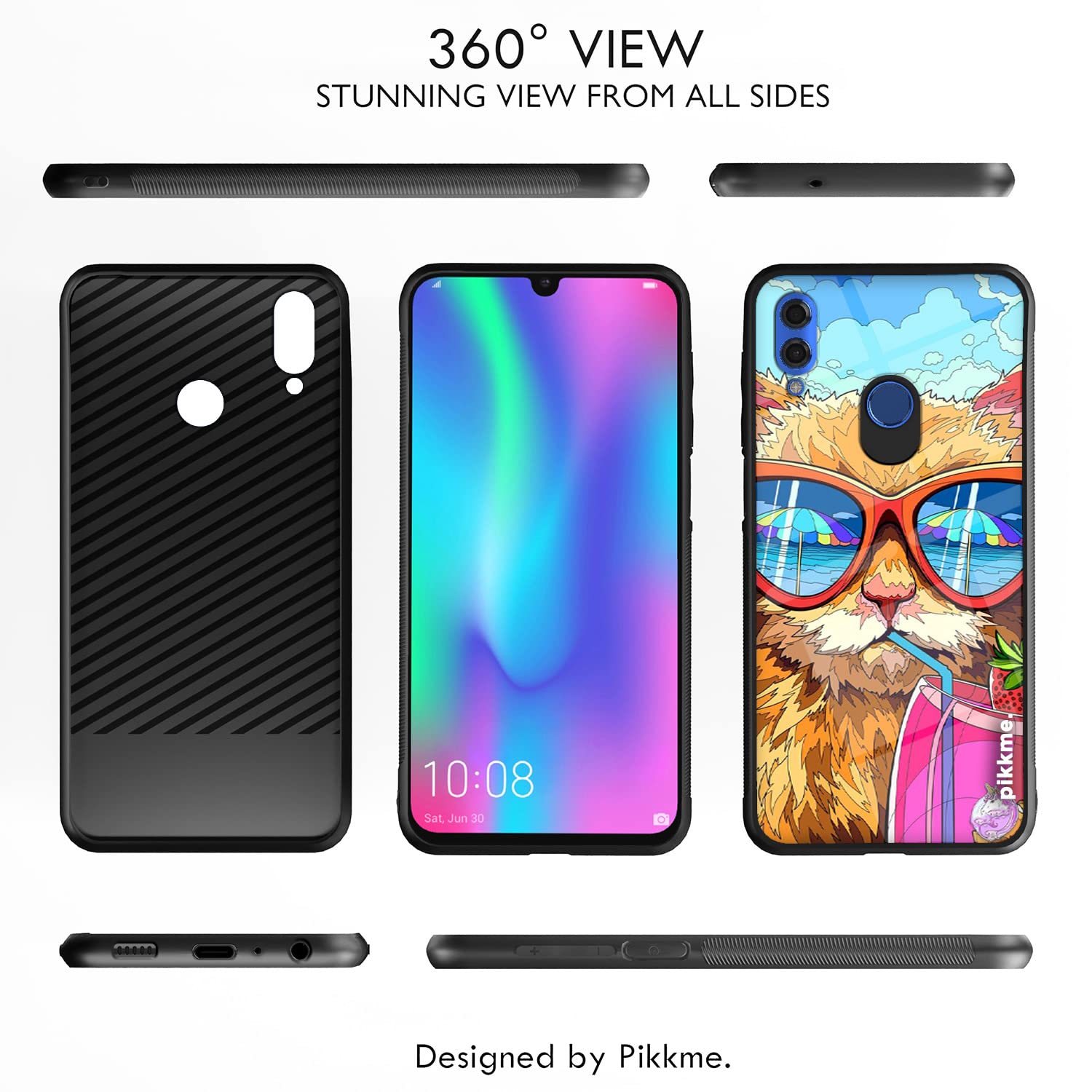 Honor 10 Lite Cat mobile back cover by Pikkme – photo 2