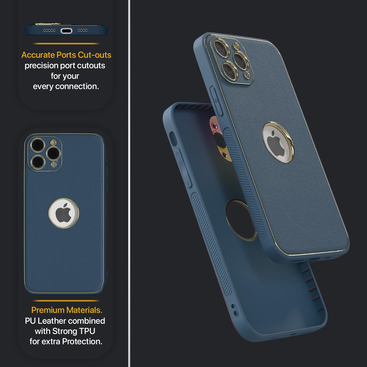 Blue mobile back cover for iPhone 12 Pro Max – Pikkme – photo 3