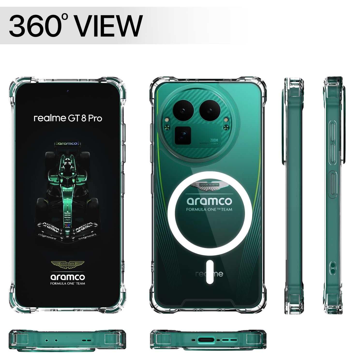 Pikkme Realme GT 8 Pro 5G transparent mag-safe phone cover – photo 7