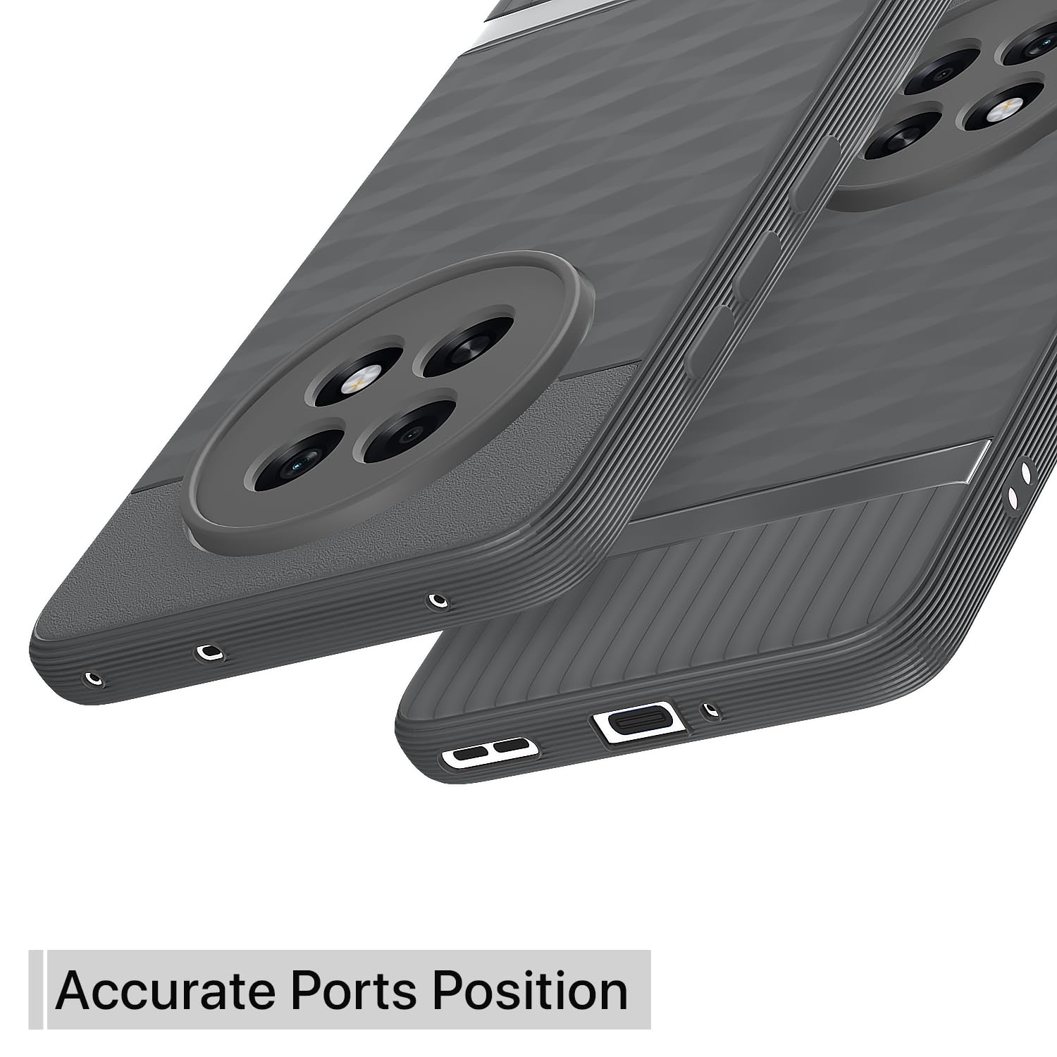 Pikkme Oppo F31 Pro Plus 5G Silicone grey phone cover – photo 4