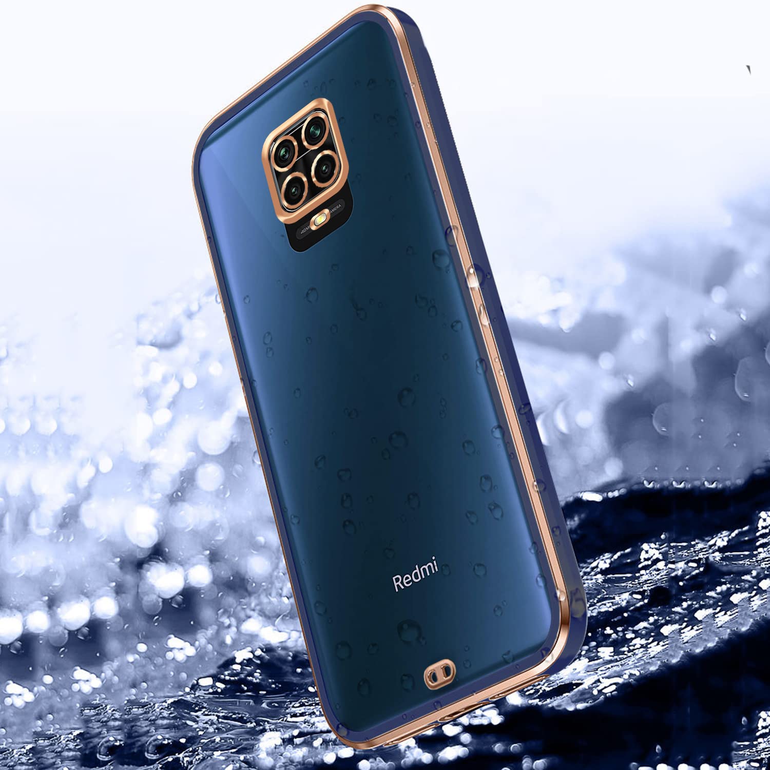 Redmi Note 10 Lite/Note 9 Pro/Note 9 Pro Max Chrome back cover in blue by Pikkme – photo 2