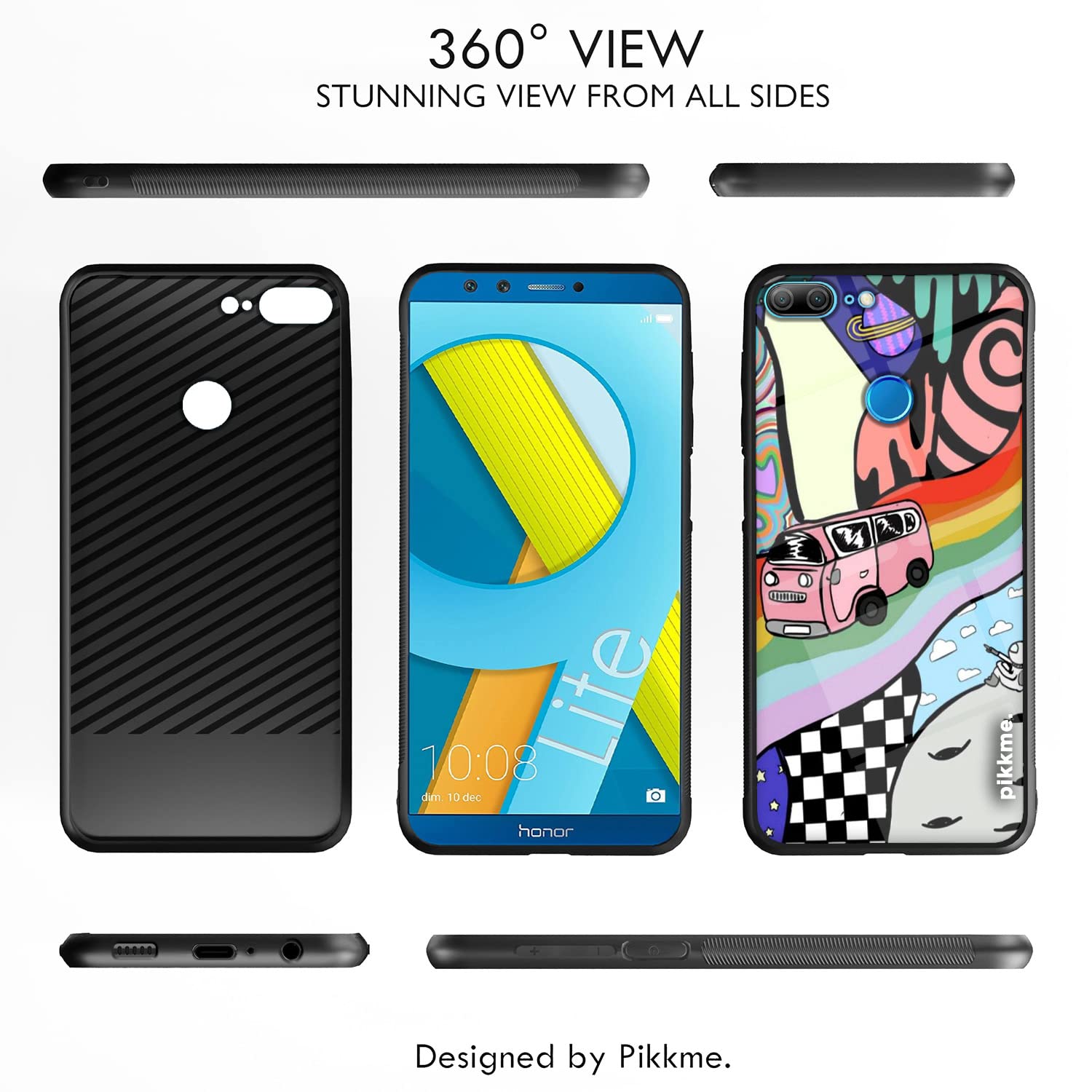 Honor 9 Lite Hybrid mobile back cover by Pikkme – photo 2