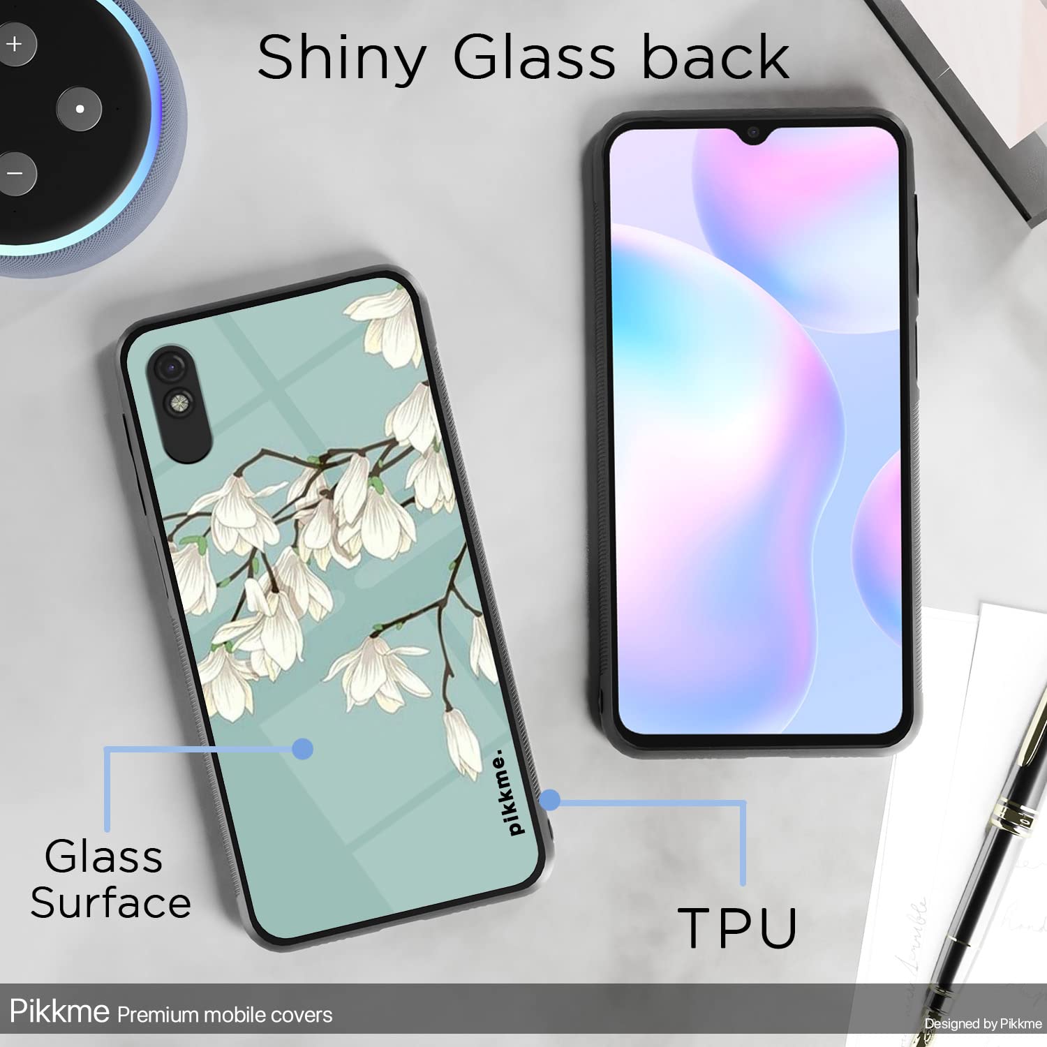 Pikkme Redmi 9A/9i/9A Sport Flower back cover – photo 3