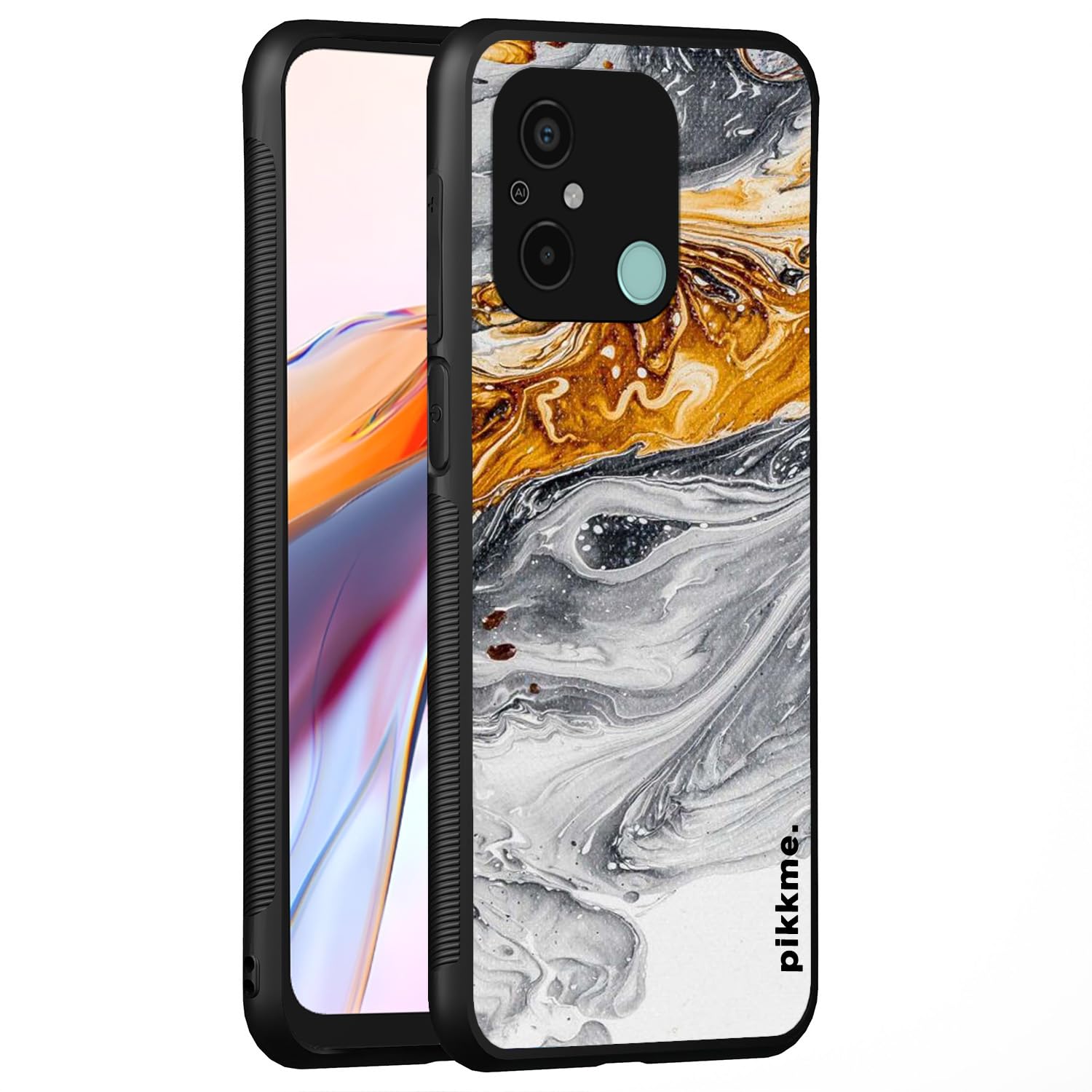 Pikkme mobile back cover for Redmi 12C/Poco C55