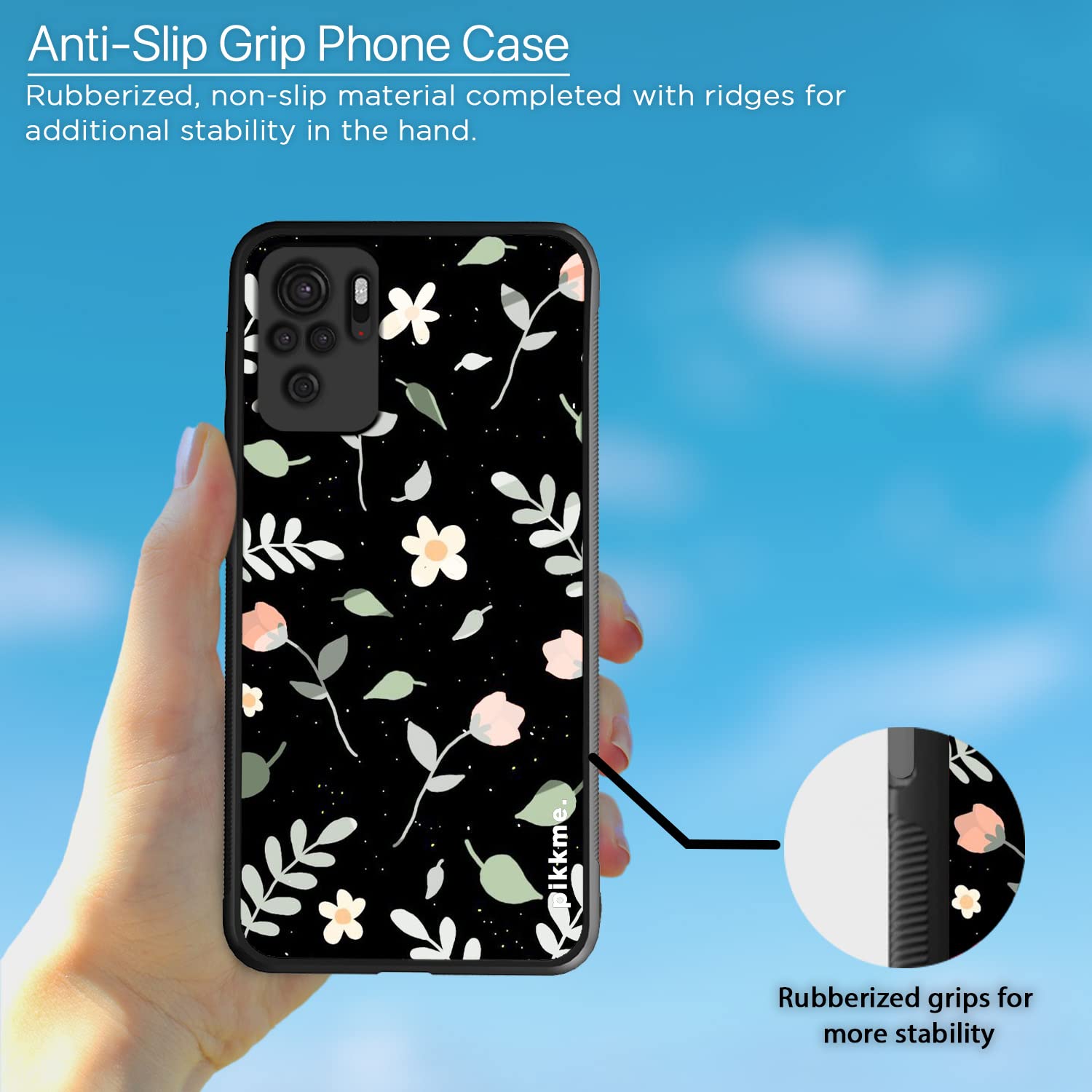 Pikkme Flower mobile back cover for Redmi Note 10/Note 10s – photo 5