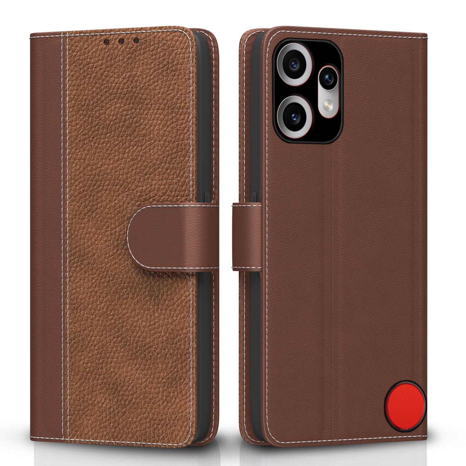 Pikkme CMF Phone 2 Pro 5G tan flip cover