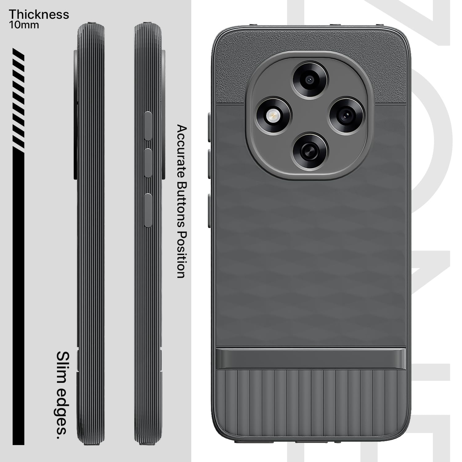 Pikkme grey phone cover for Oppo F31 Pro 5G – photo 3