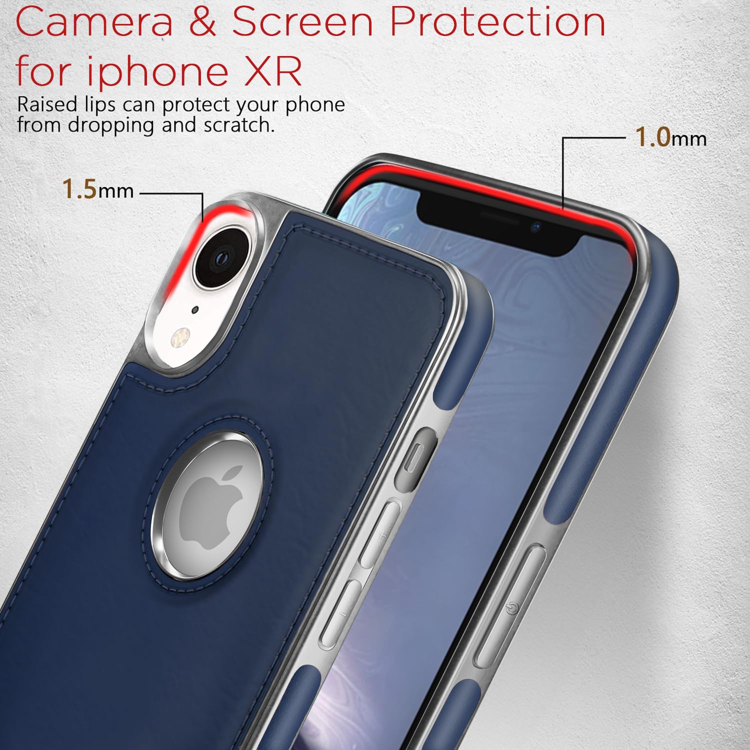 Chrome blue mobile back cover for iPhone XR – Pikkme – photo 4