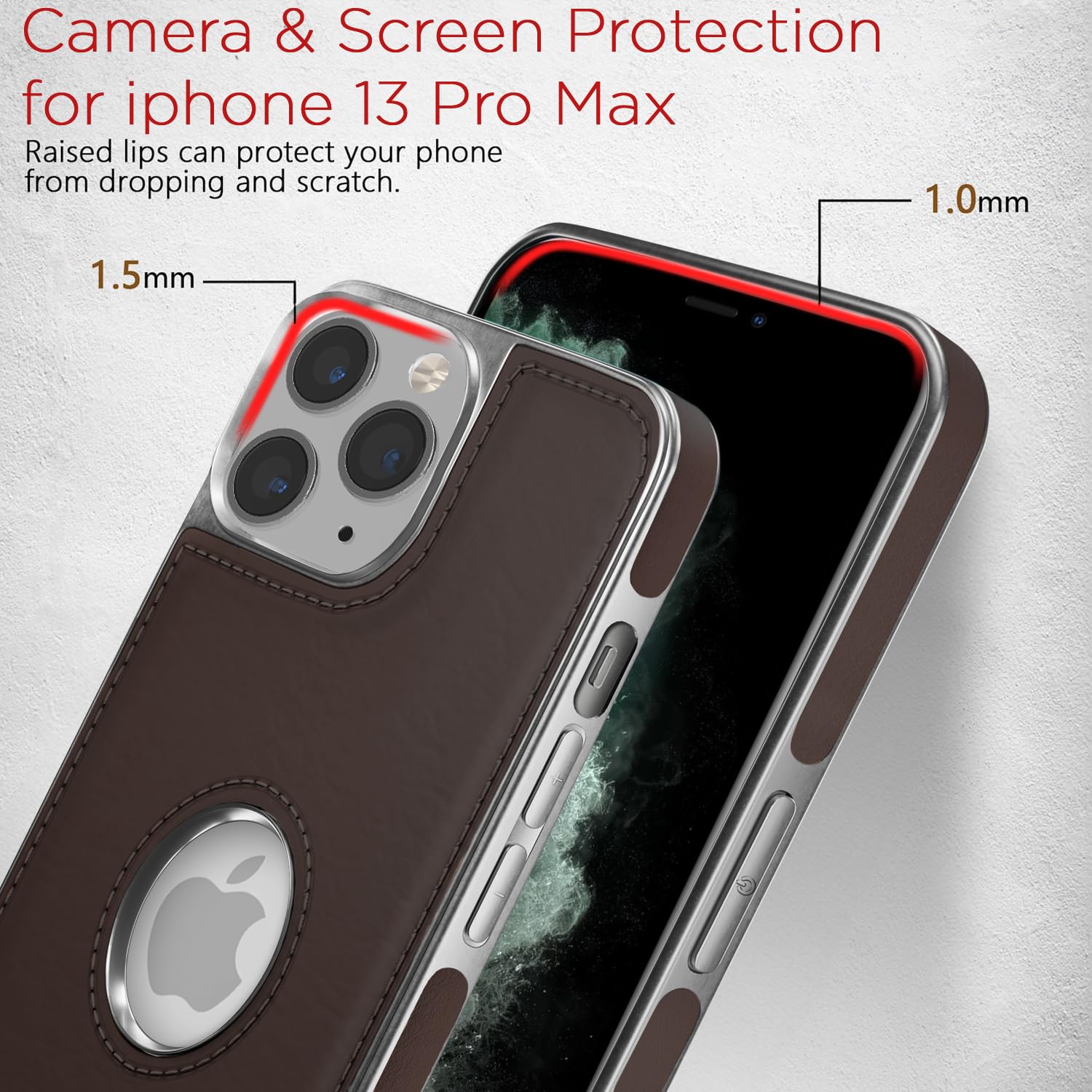 Chrome coffee Leatherback mobile cover for iPhone 11 Pro – Pikkme – photo 4