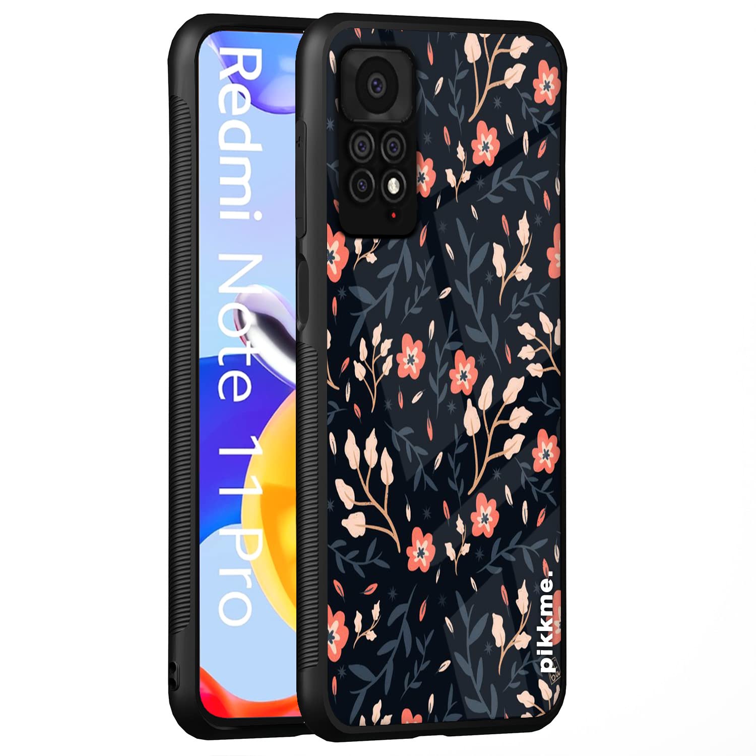 Pikkme Flower back cover for Redmi Note 11 Pro/Note 11 Pro Plus 5G