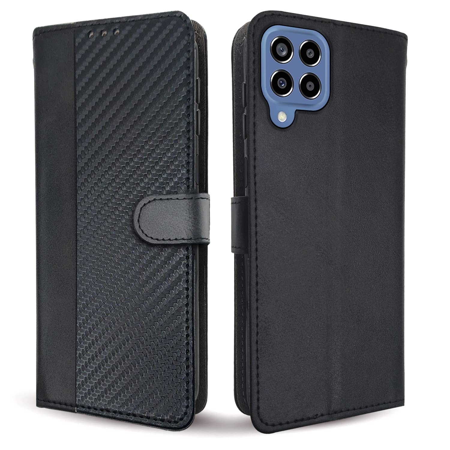 Pikkme black Wallet flip case for Samsung M33 5G