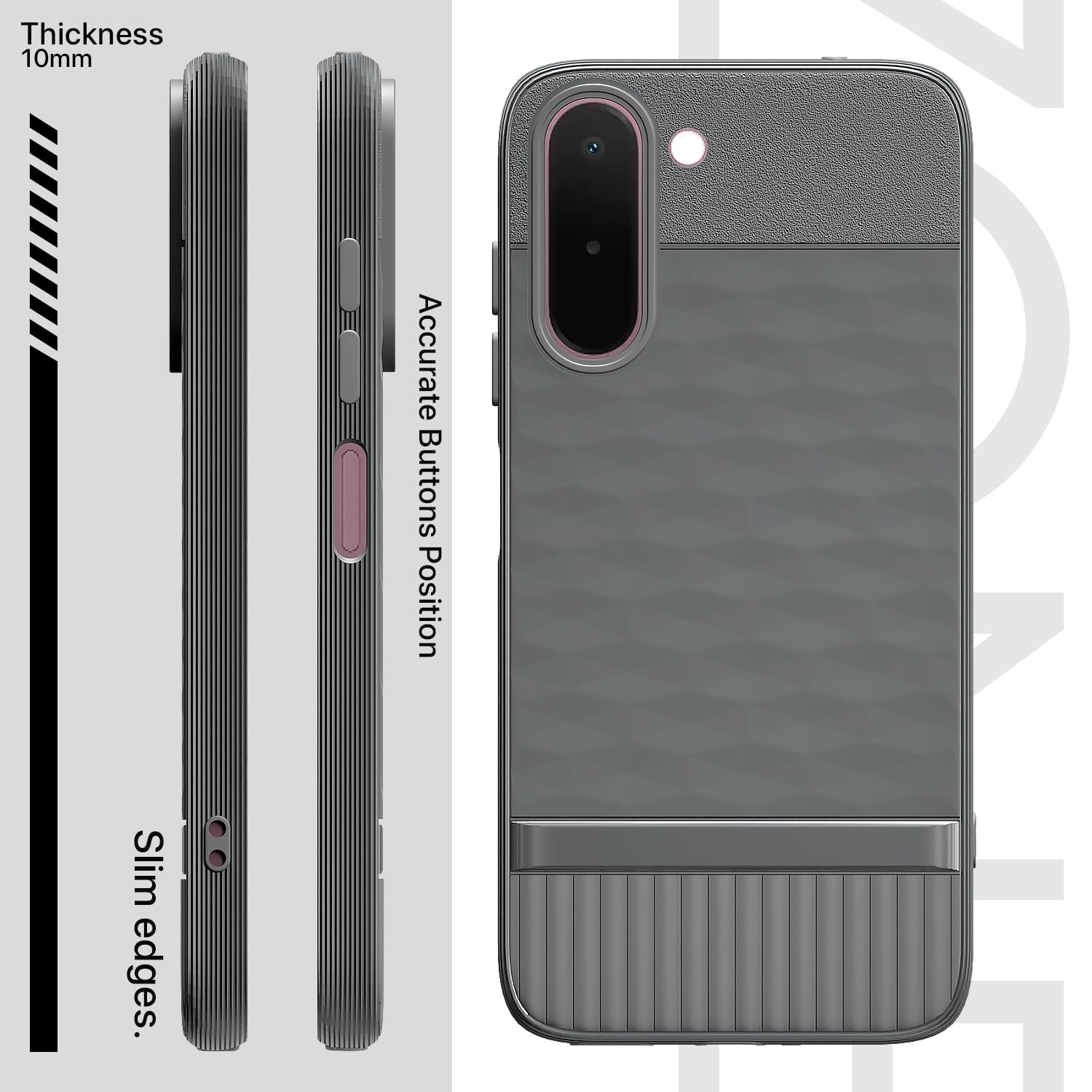 Pikkme OnePlus N6x Gencase grey mobile cover – photo 3