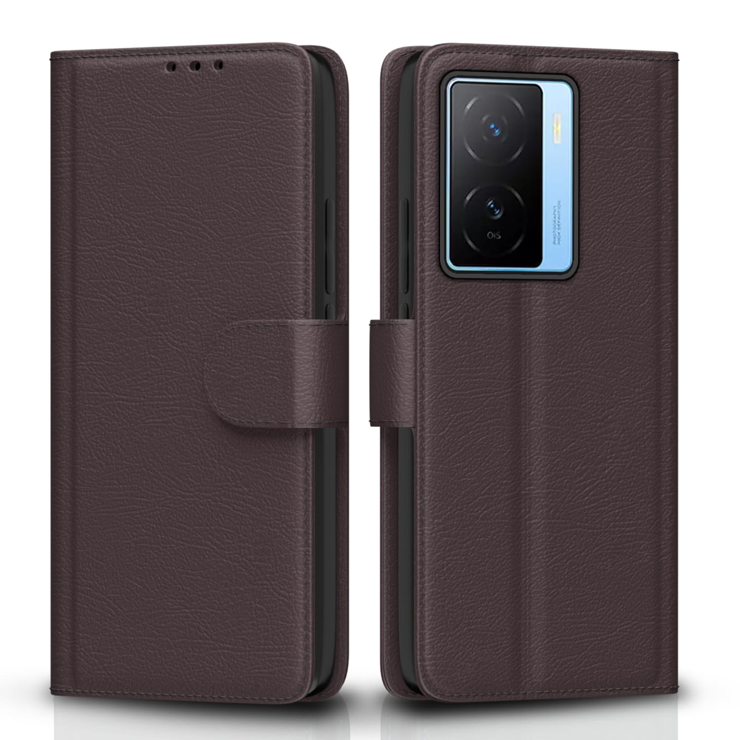 Pikkme coffee Wallet wallet flip cover for iQOO Z7/Z7s 5G