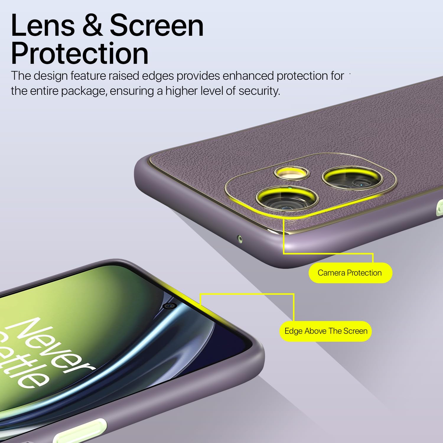 Pikkme OnePlus Nord CE 3 Lite 5G purple mobile back cover – photo 5